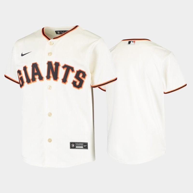 San Francisco Giants Cream Home MLB Jersey Youth