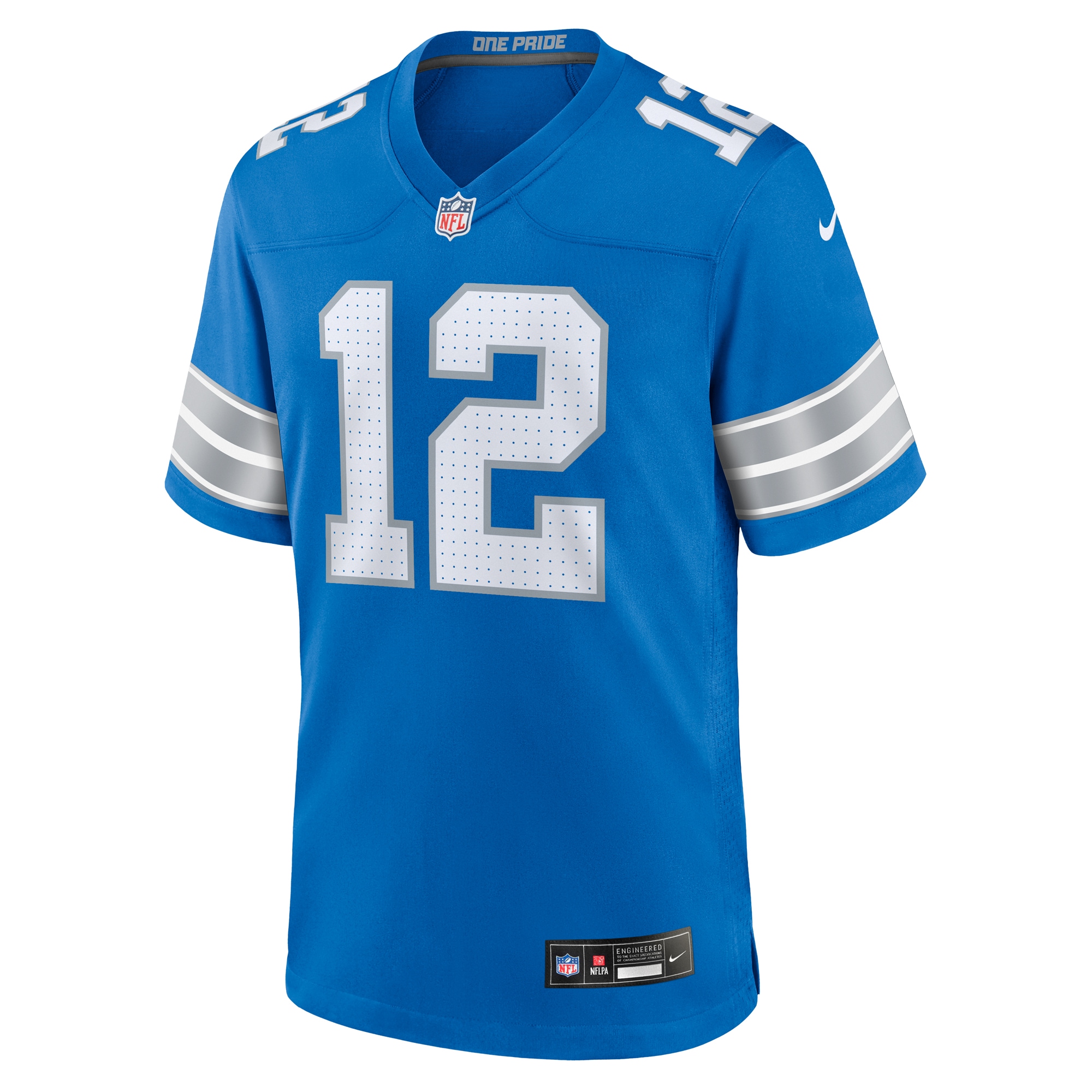 Detroit Lions Brandon Joseph Blue Team Game NFL Jersey Men's