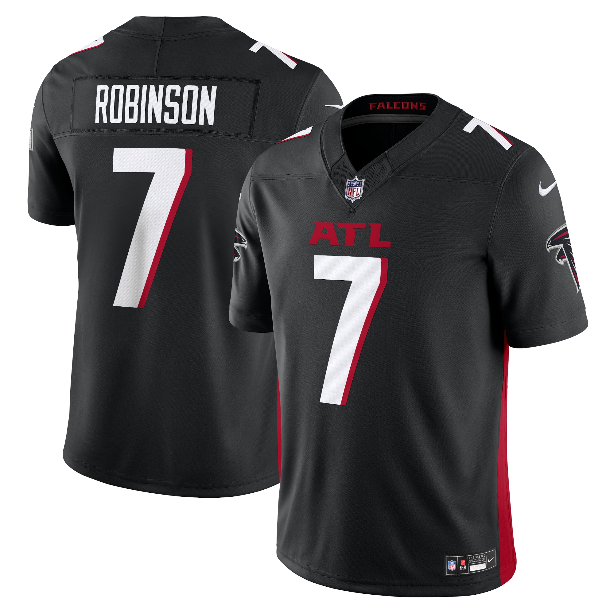 Atlanta Falcons Bijan Robinson Black Vapor F.U.S.E. Limited NFL Jersey Men's