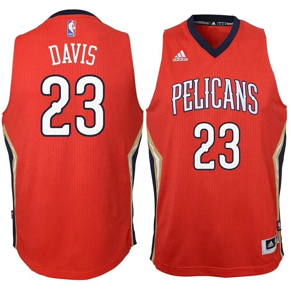 Anthony Davis New Orleans Pelicans 2014-15 New Swingman Alternate Red NBA Jersey Youth