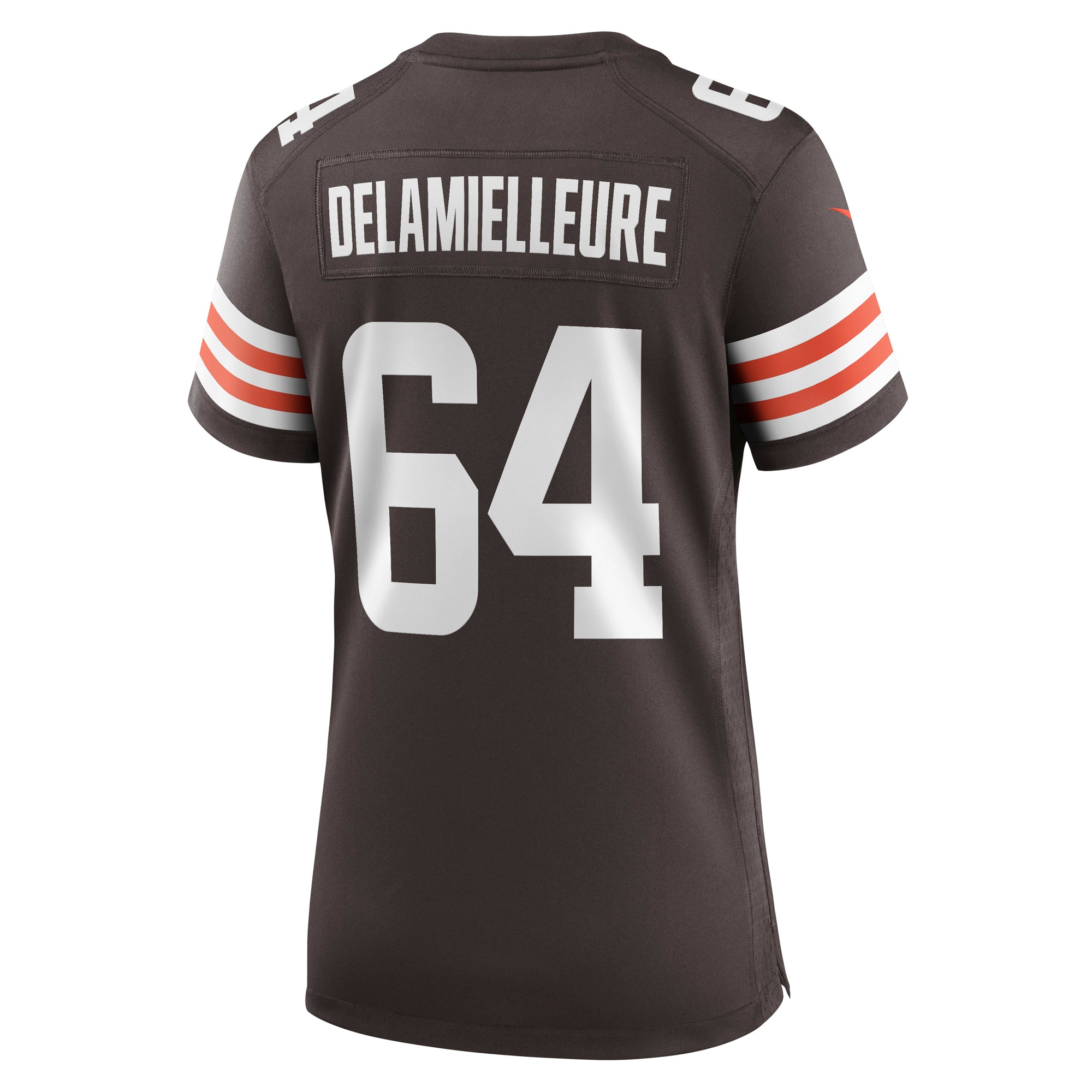 Cleveland Browns Joe DeLamielleure Brown Game Retired Player NFL Jersey Women's