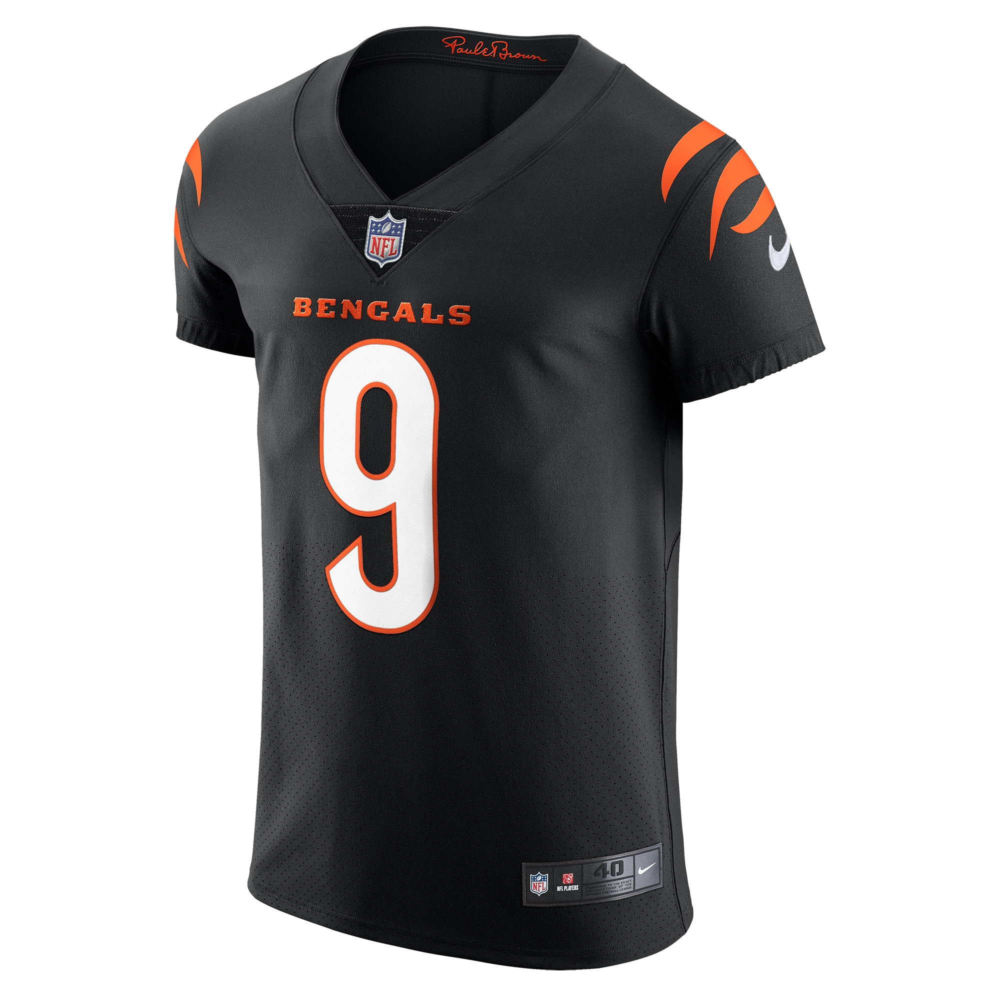 Cincinnati Bengals Joe Burrow Black Vapor Elite NFL Jersey Men's