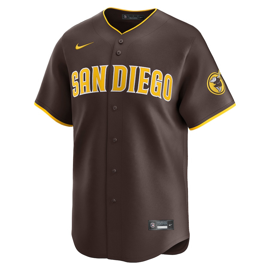 Yu Darvish 11 San Diego Padres Road Limited Player Brown MLB Jersey Men's