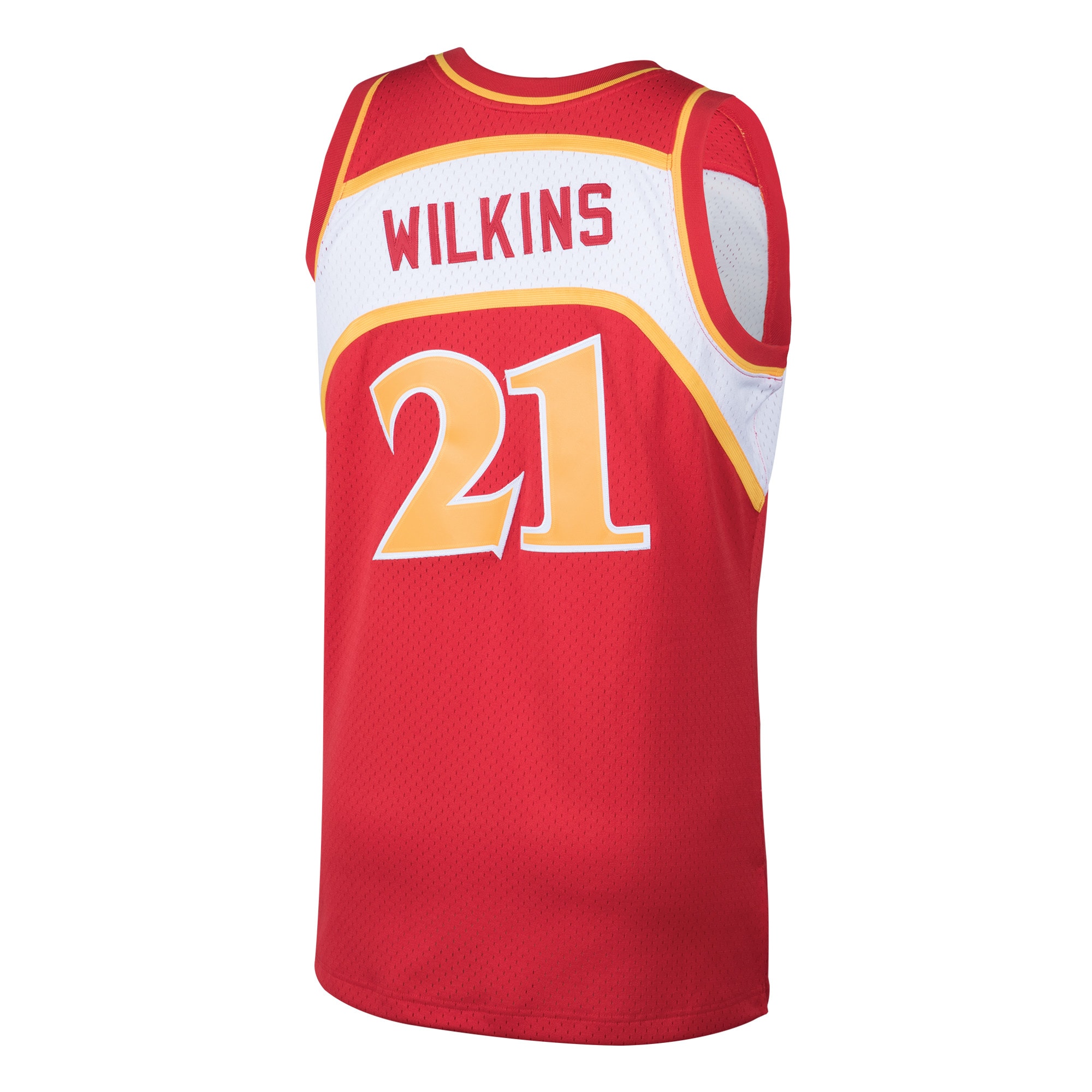 Mitchell Ness Dominique Wilkins Red Atlanta Hawks 1986-87 Hardwood Classics Swingman NBA Jersey Men's