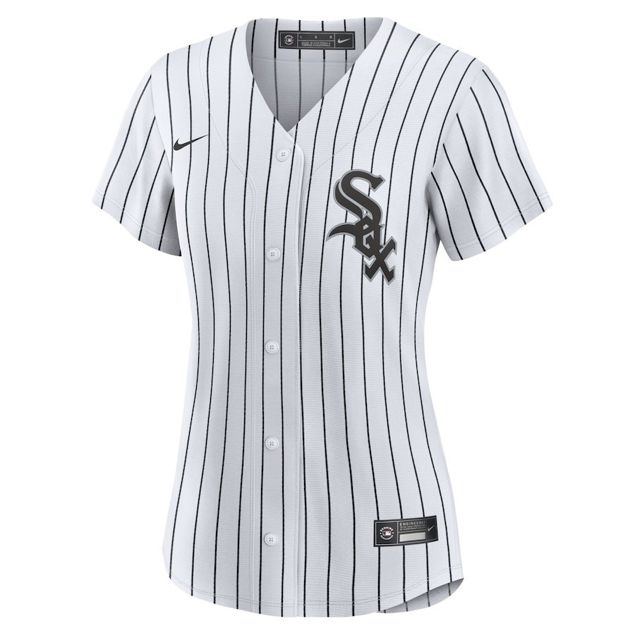 Chicago White Sox Home Blank White MLB Jersey Women's