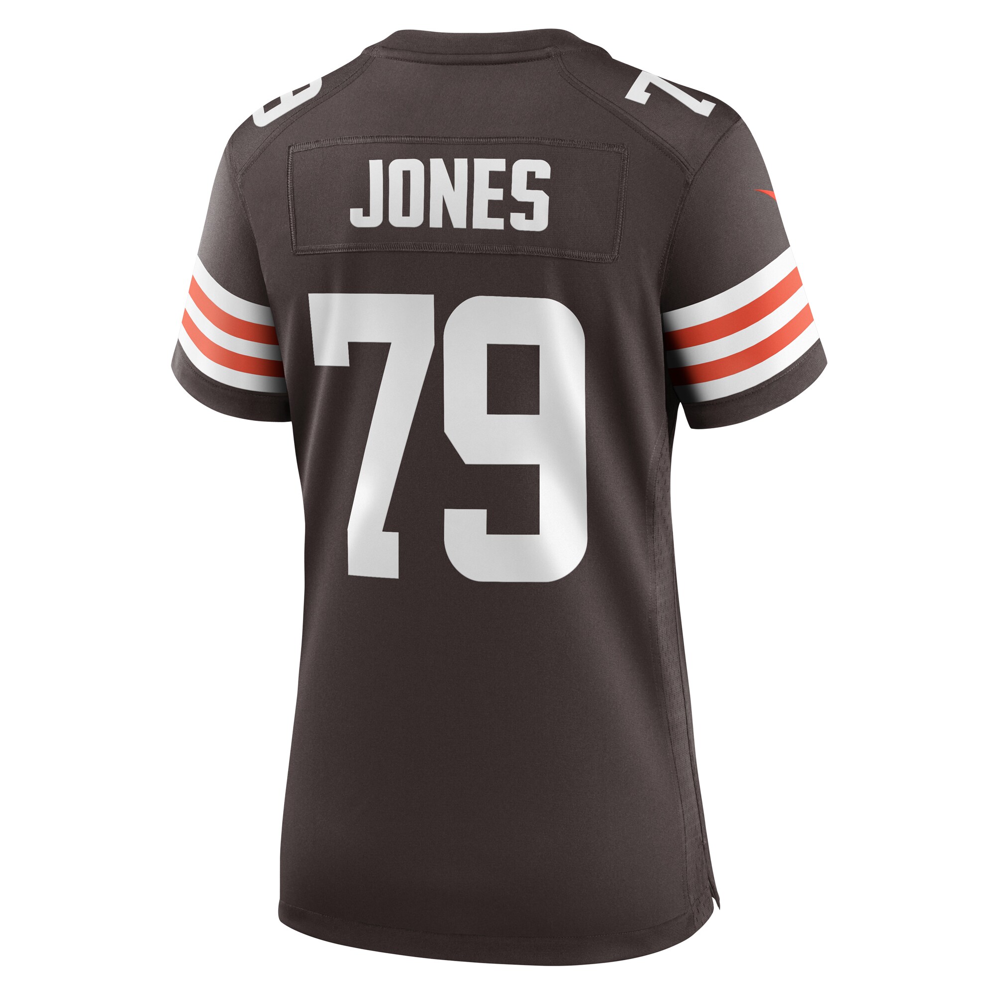 Cleveland Browns Dawand Jones Brown Team Game NFL Jersey Women's