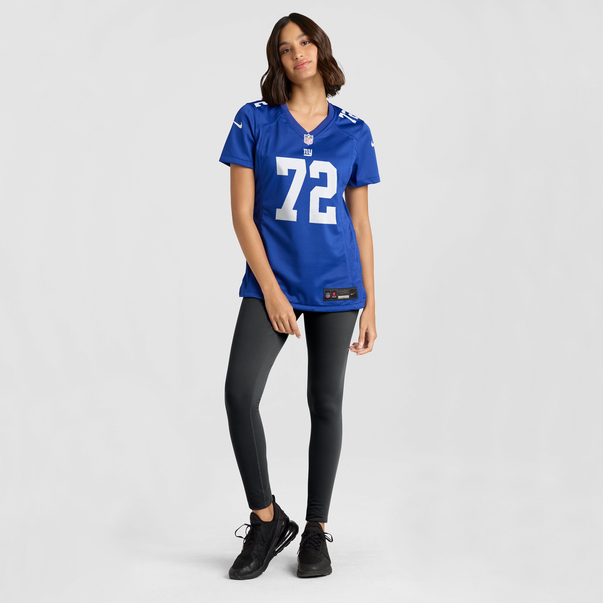 New York Giants Jermaine Eluemunor Royal Game NFL Jersey Women's