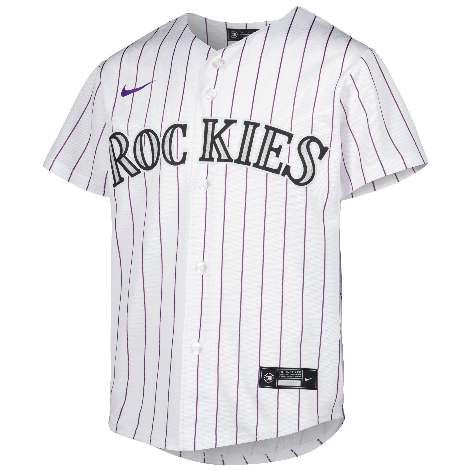 Colorado Rockies Kris Bryant White Alternate Player MLB Jersey Youth