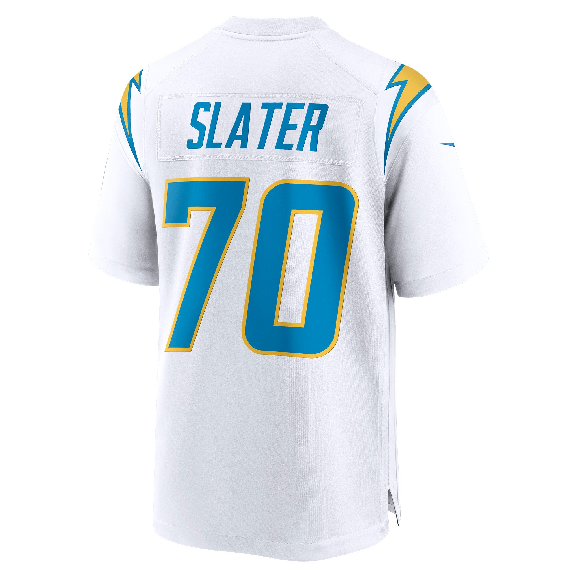 Los Angeles Chargers Rashawn Slater White Game NFL Jersey Men's
