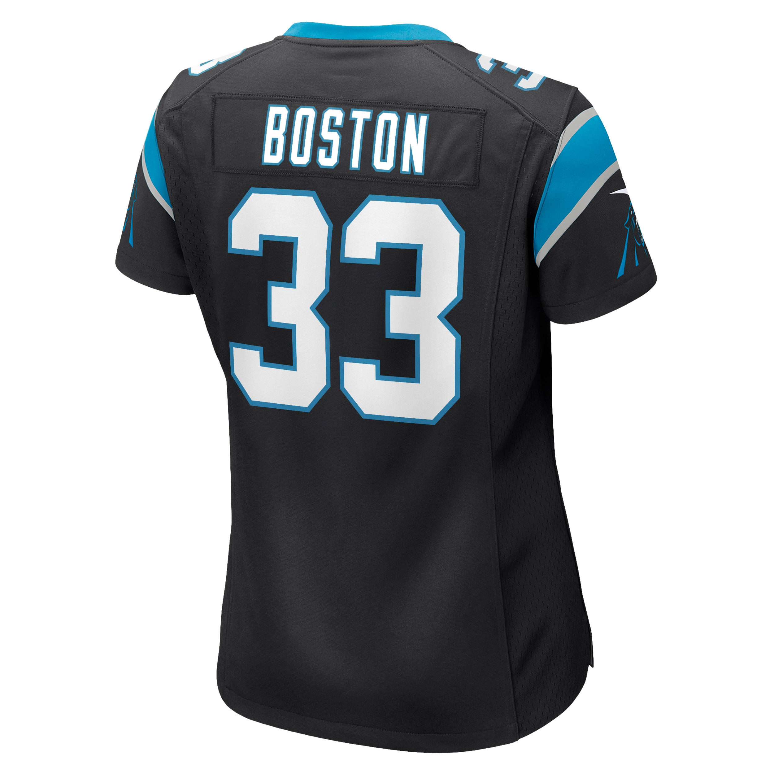 Carolina Panthers Tre Boston Black Game NFL Jersey Women's