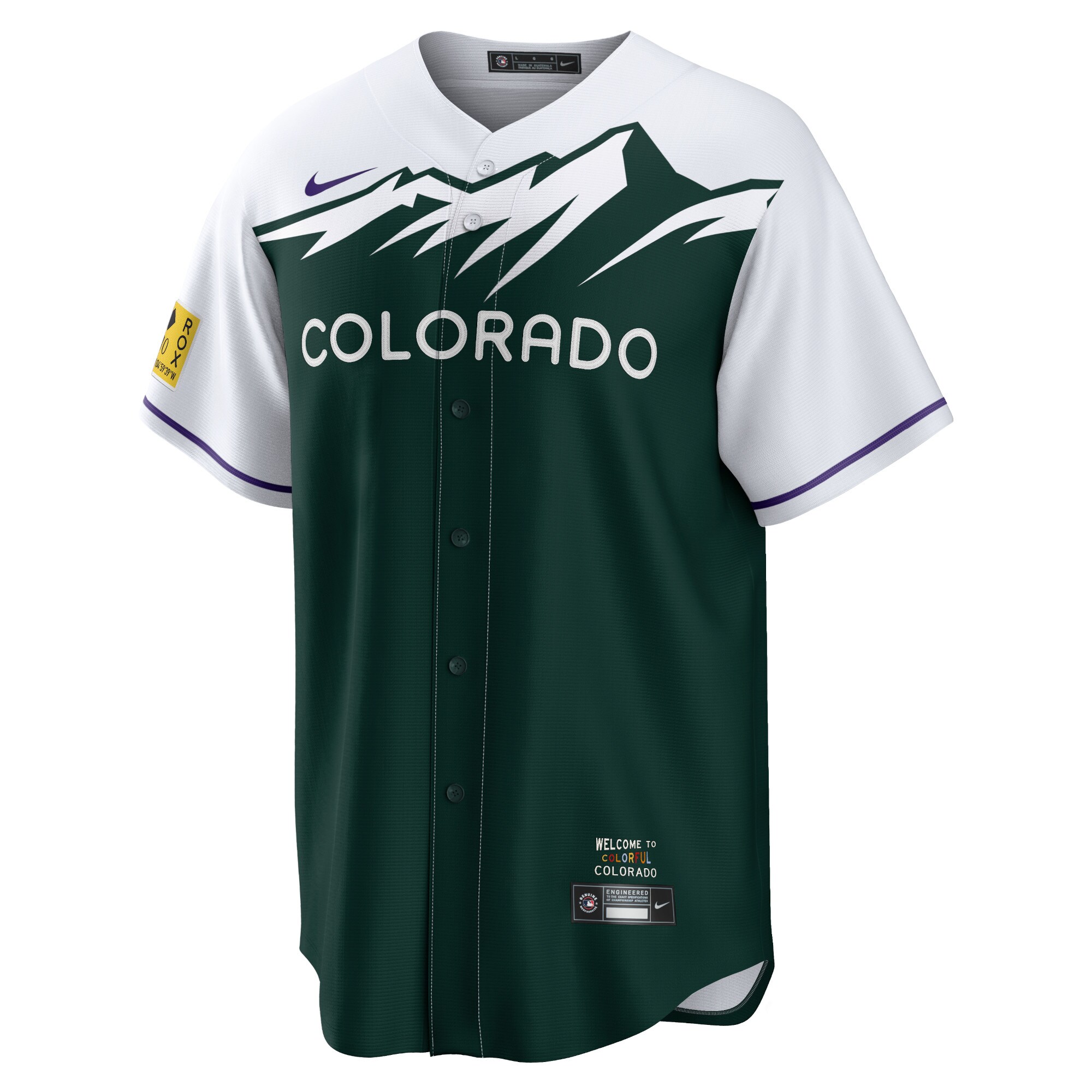 Colorado Rockies Green City Connect Team MLB Jersey Men's