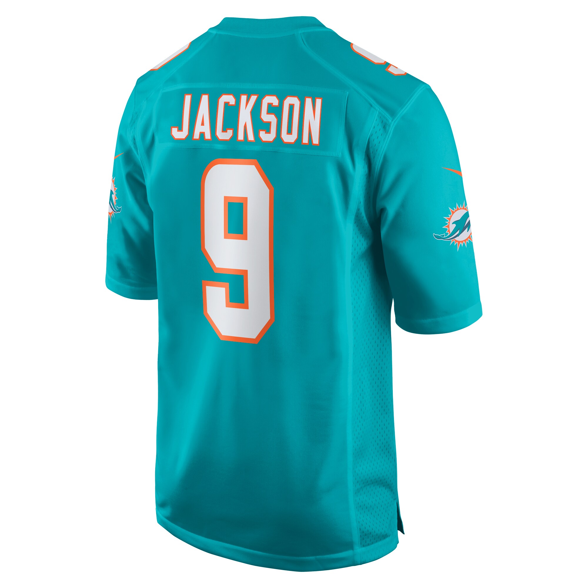 Miami Dolphins Calvin Jackson Aqua Home Game Player NFL Jersey Men's