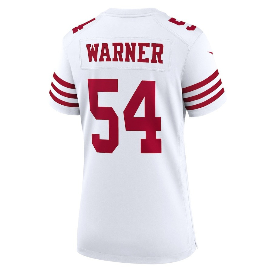 Fred Warner 54 San Francisco 49ers All-Pro Fred Game White NFL Jersey Women's