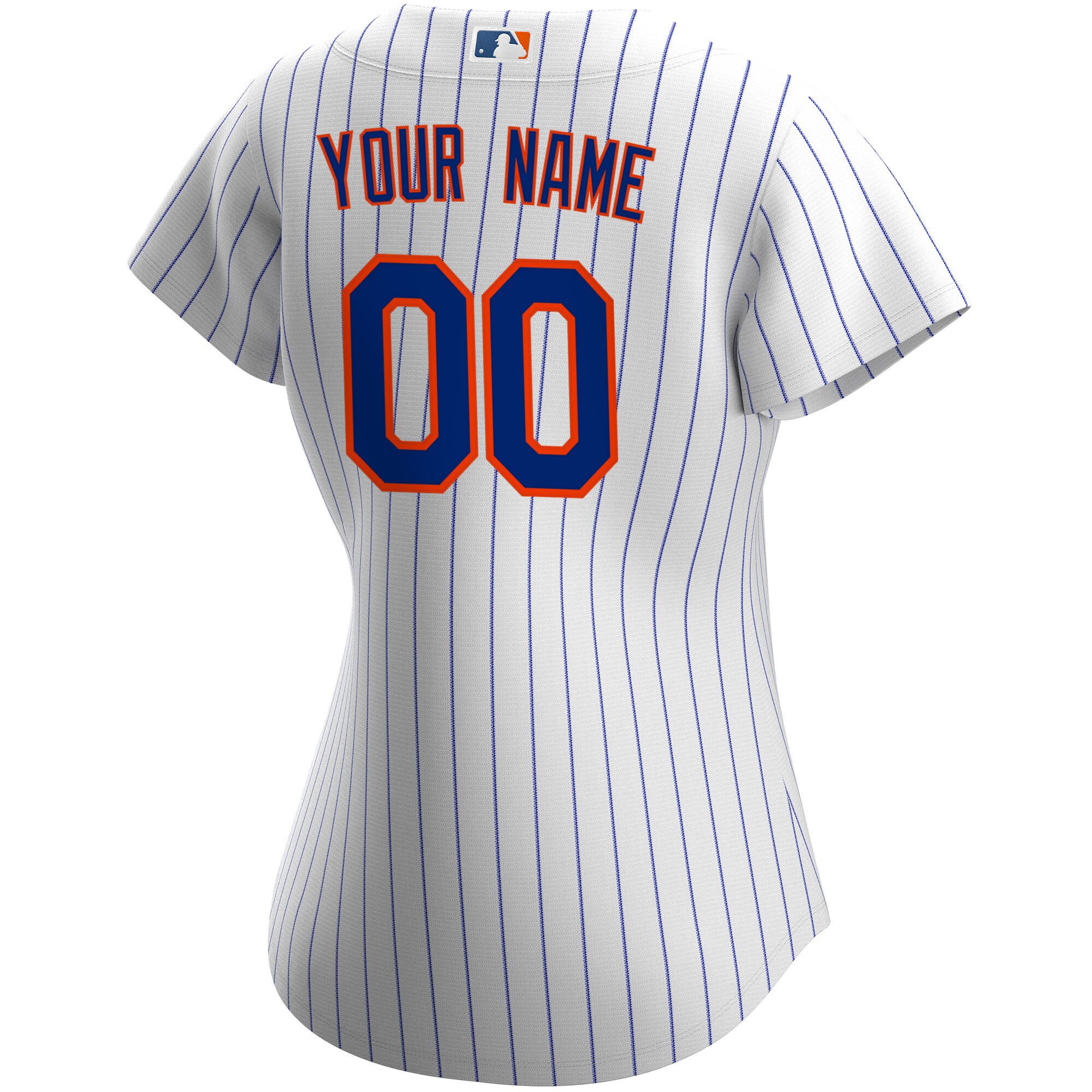 New York Mets White Home Custom MLB Jersey Women's
