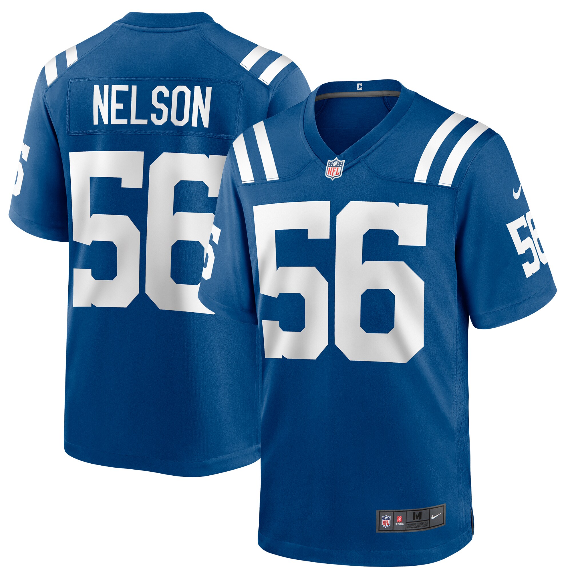 Indianapolis Colts Quenton Nelson Royal Game Player NFL Jersey Men's