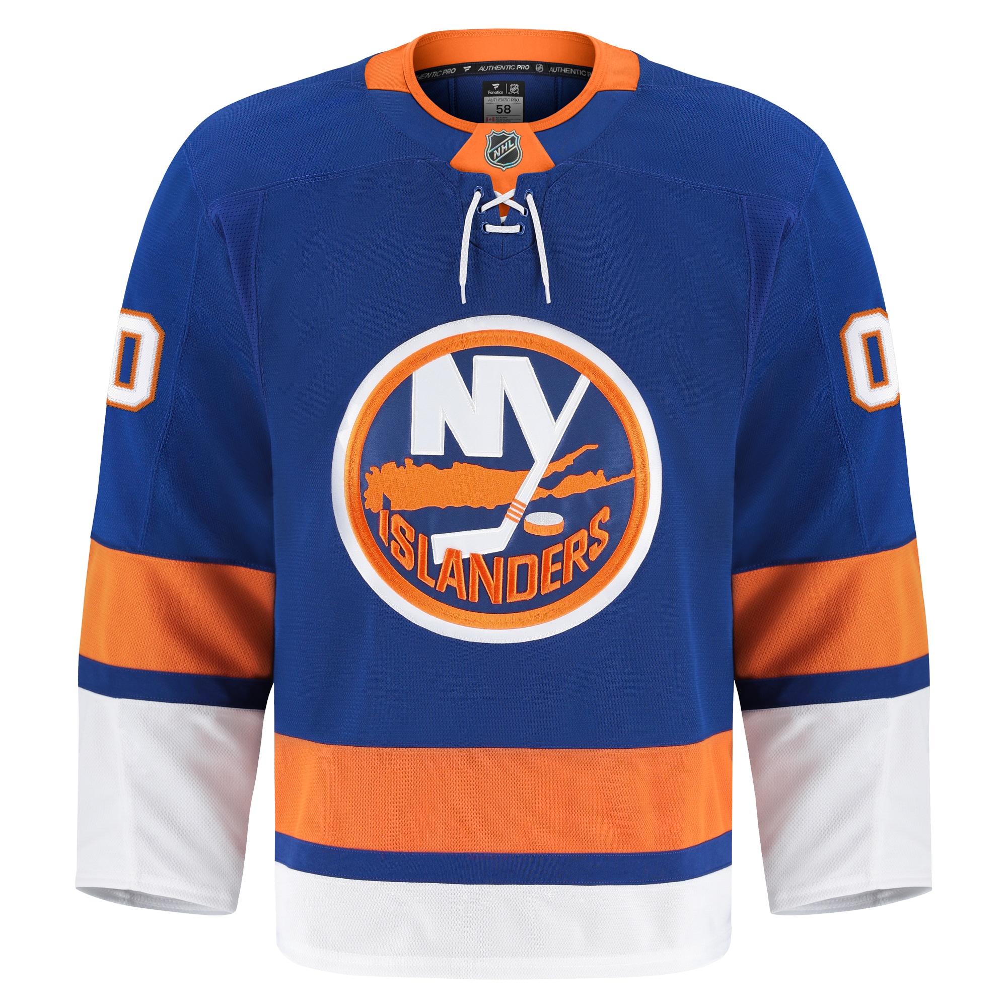 New York Islanders Royal Home Pro Custom NHL Jersey Men's