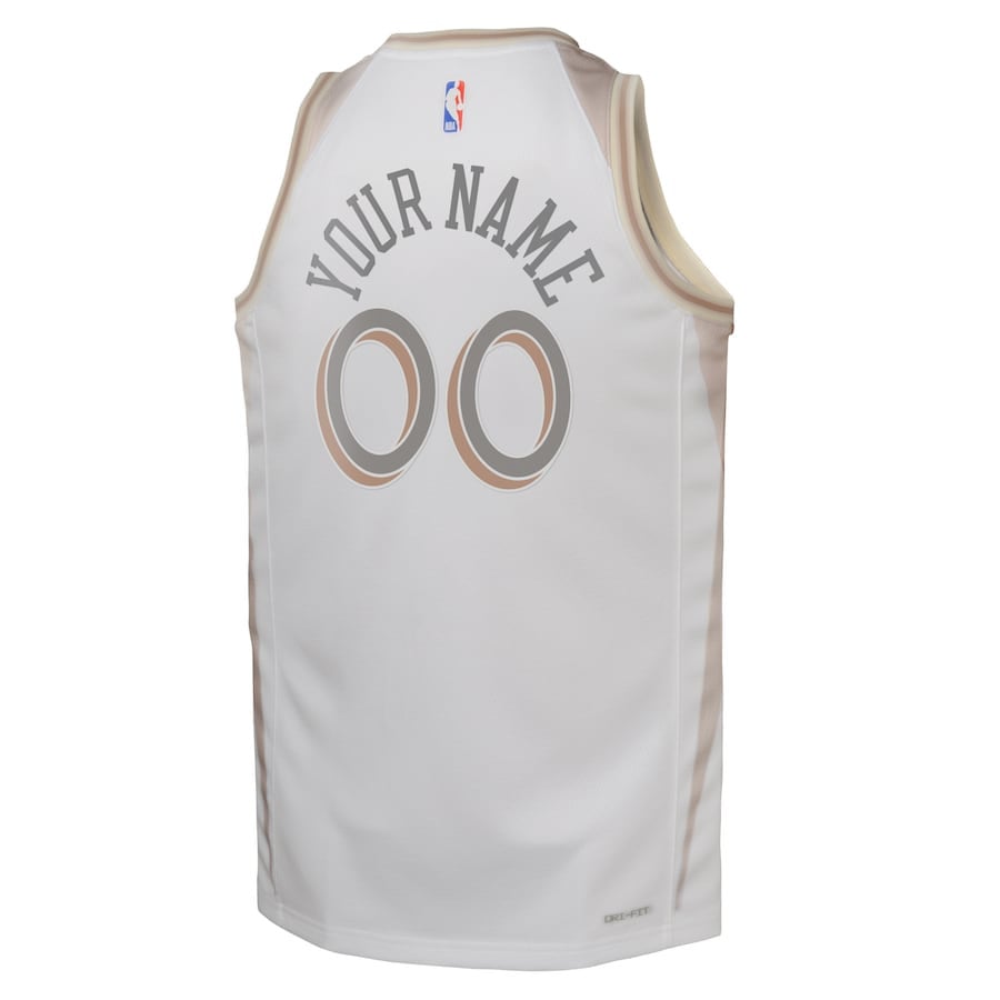 Chicago Bulls 2024/25 Swingman Custom City Editio White NBA Jersey Youth