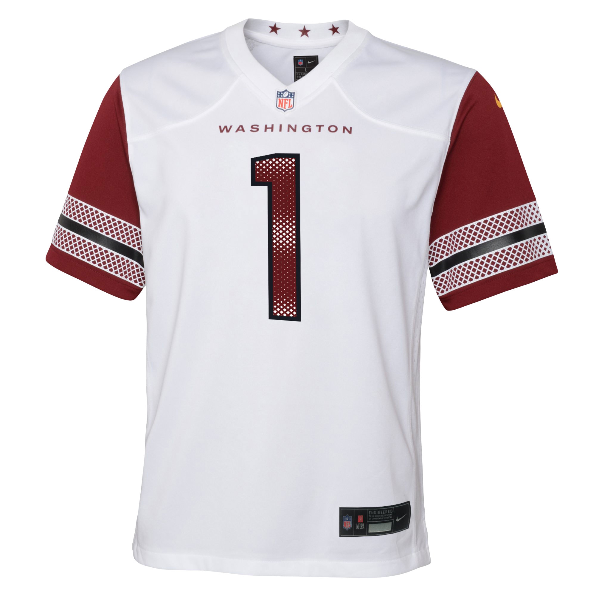 Washington Commanders Jahan Dotson White Game NFL Jersey Youth
