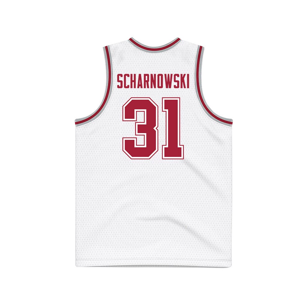 Max Scharnowski 31 Alabama Crimson Tide 2024 White Unisex NCAA Jersey Unisex