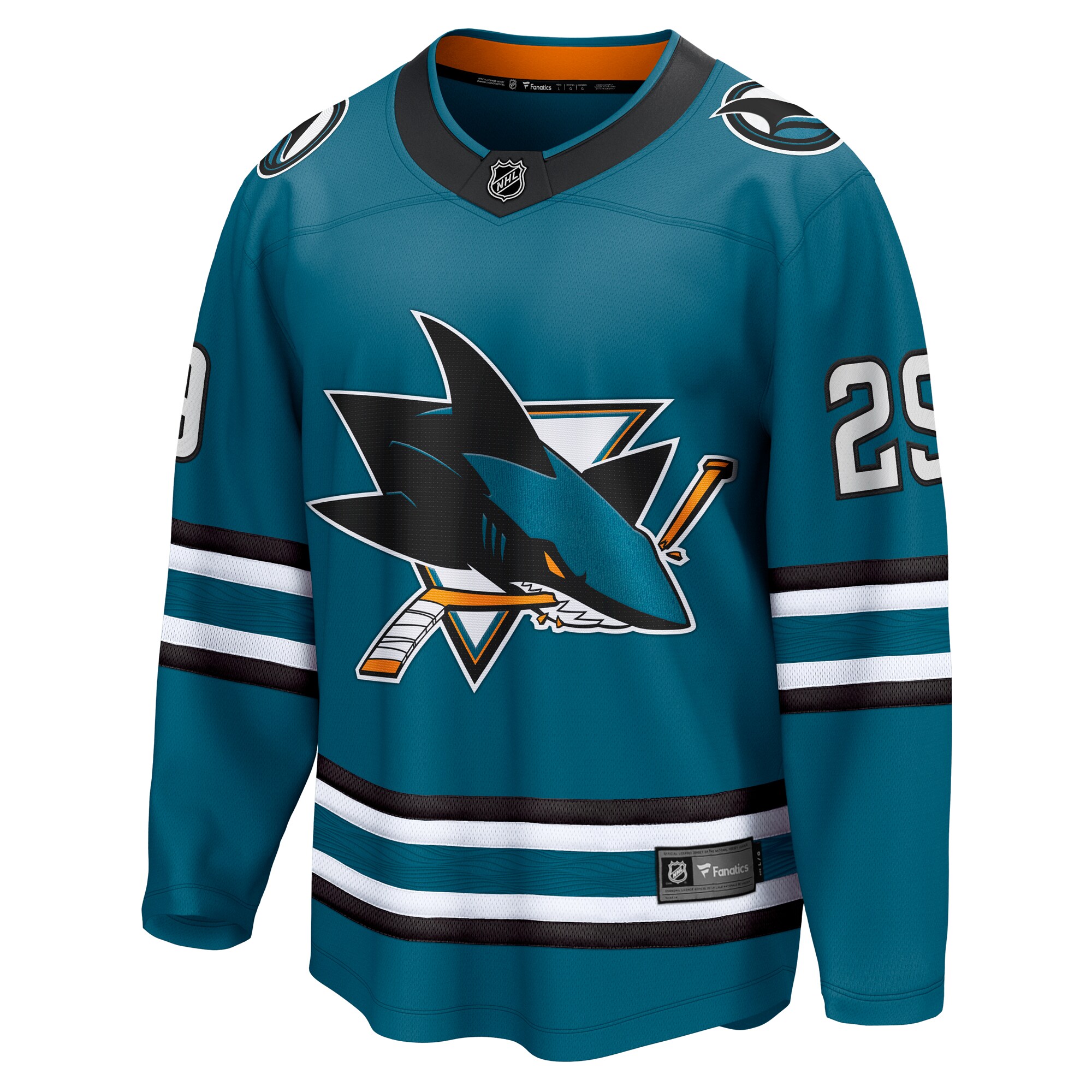 San Jose Sharks Mackenzie Blackwood Teal Home Breakaway NHL Jersey Men's