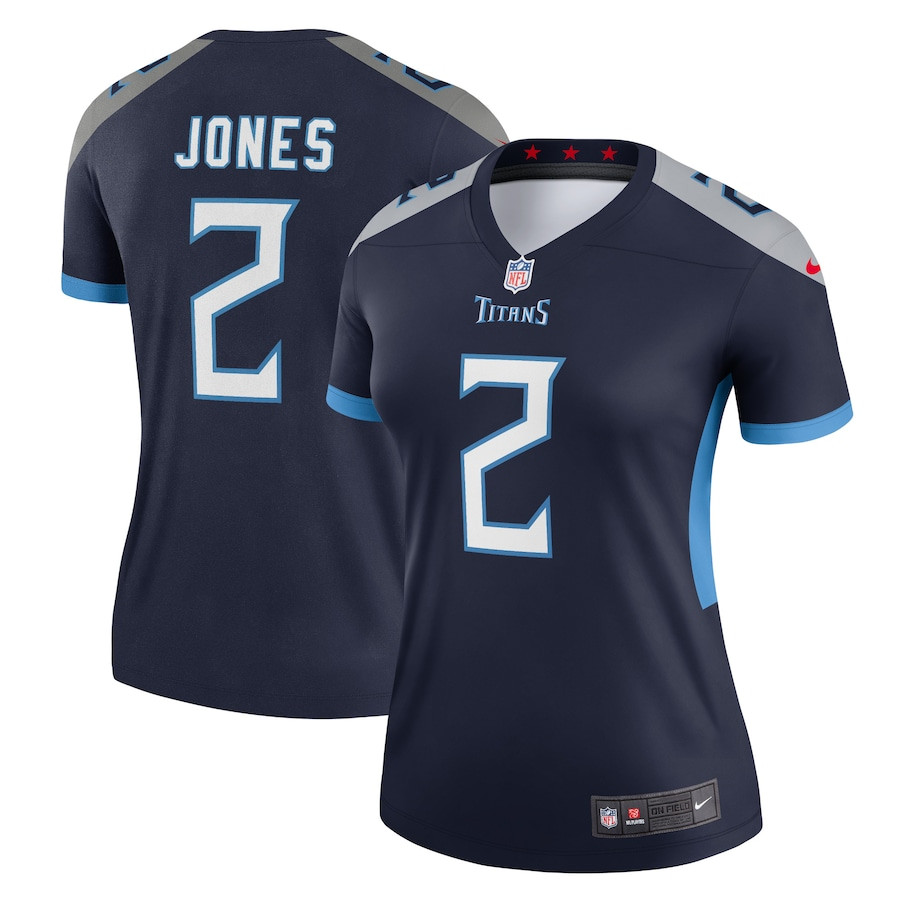 Julio Jones 2 Tennessee Titans Legend Navy NFL Jersey Women's