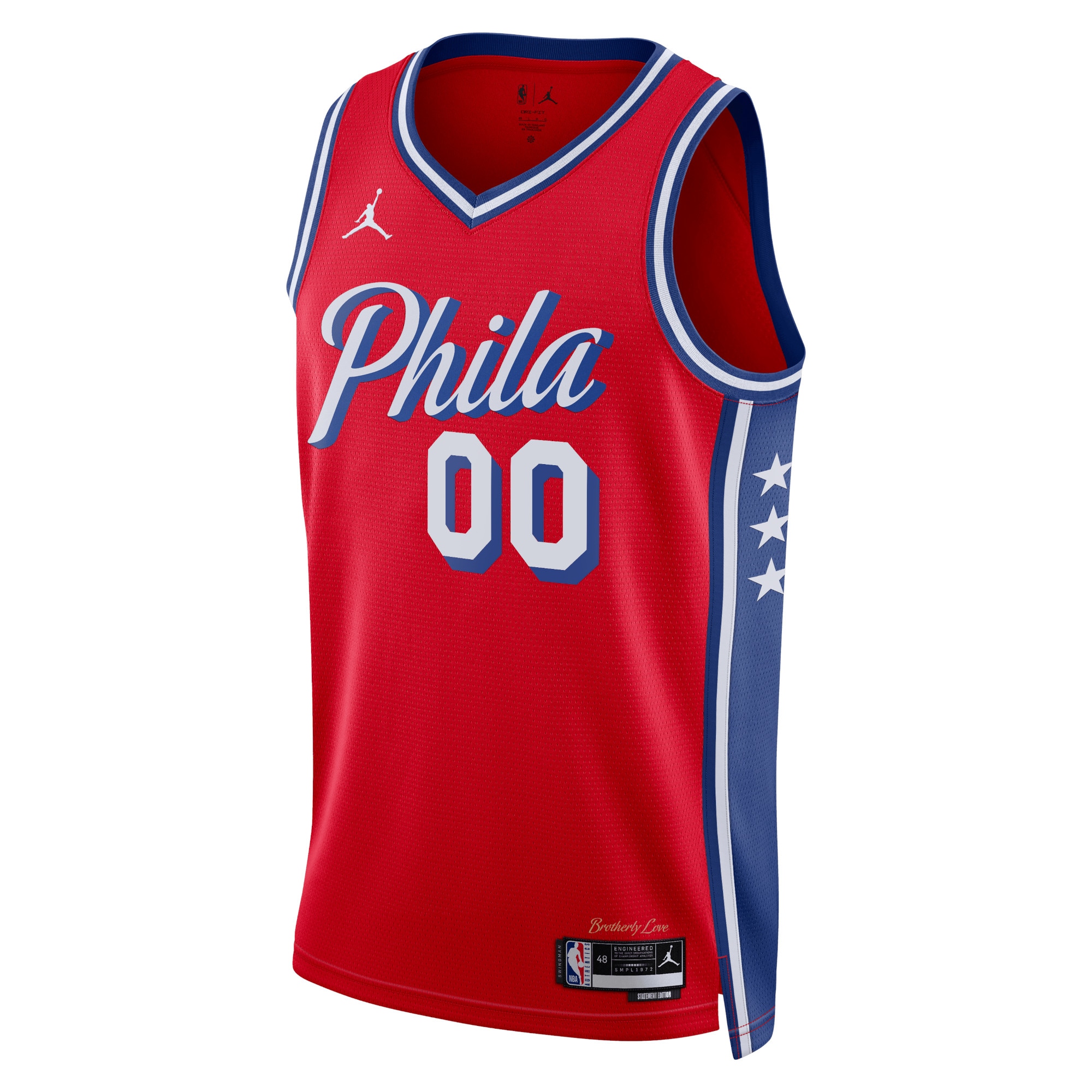 Philadelphia 76ers Jordan Statement Swingman Custom Unisex NBA Jersey Unisex