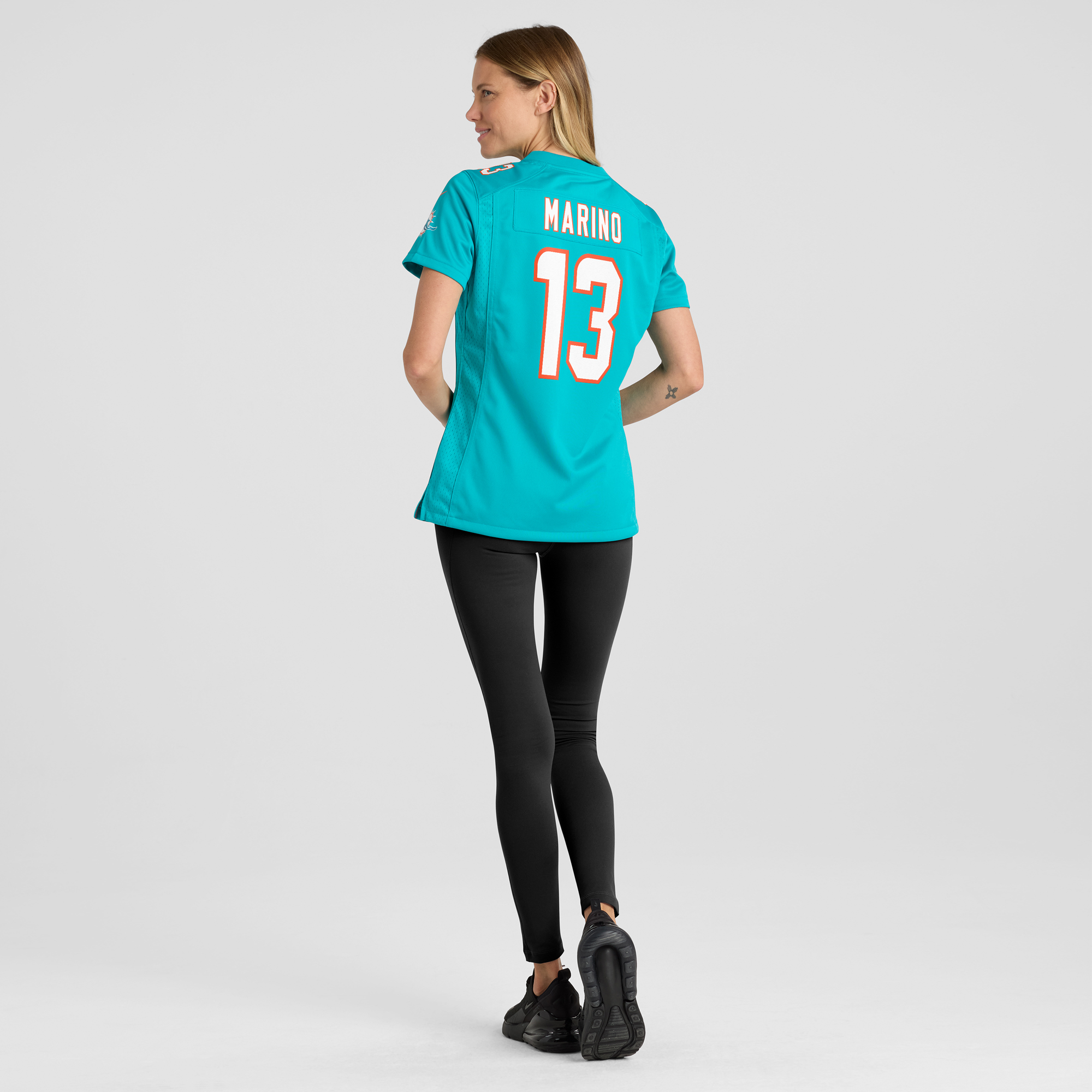 Miami Dolphins Dan Marino Aqua Game Retired Player NFL Jersey Women's