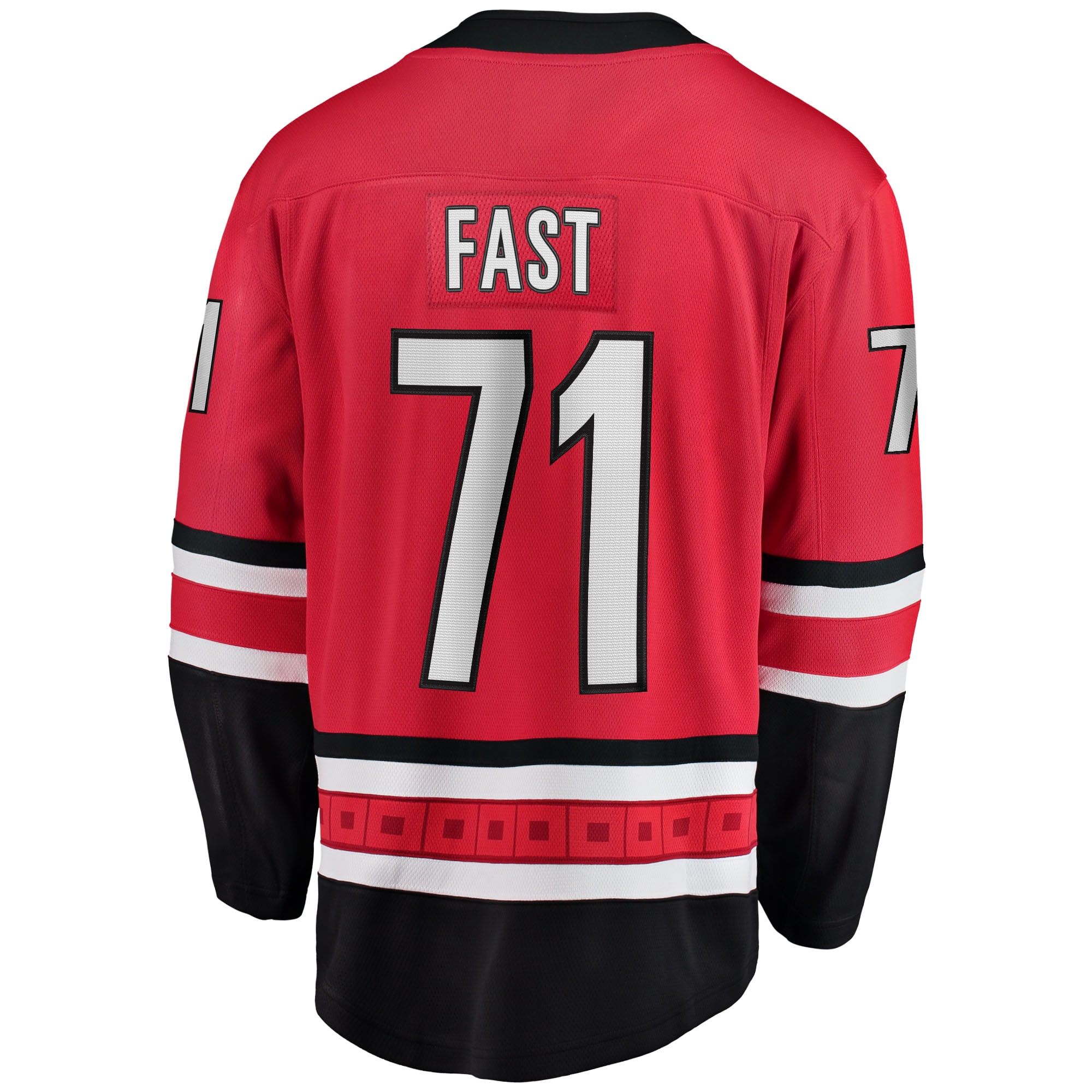 Carolina Hurricanes Jesper Fast Red Alternate Breakaway NHL Jersey Men's
