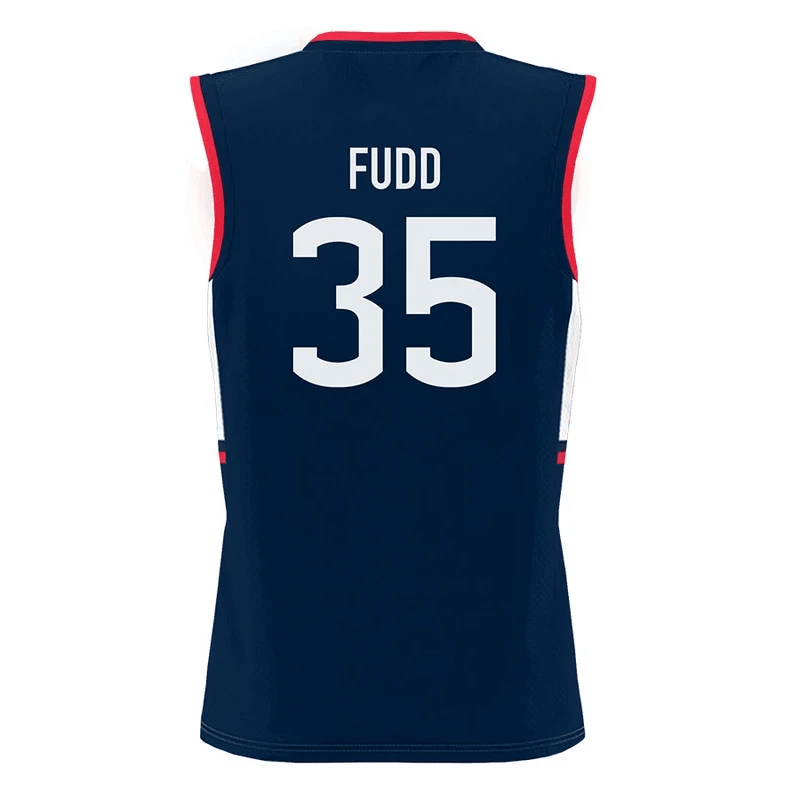 Azzi Fudd #35 UConn Huskies Navy NCAA Jersey Men's