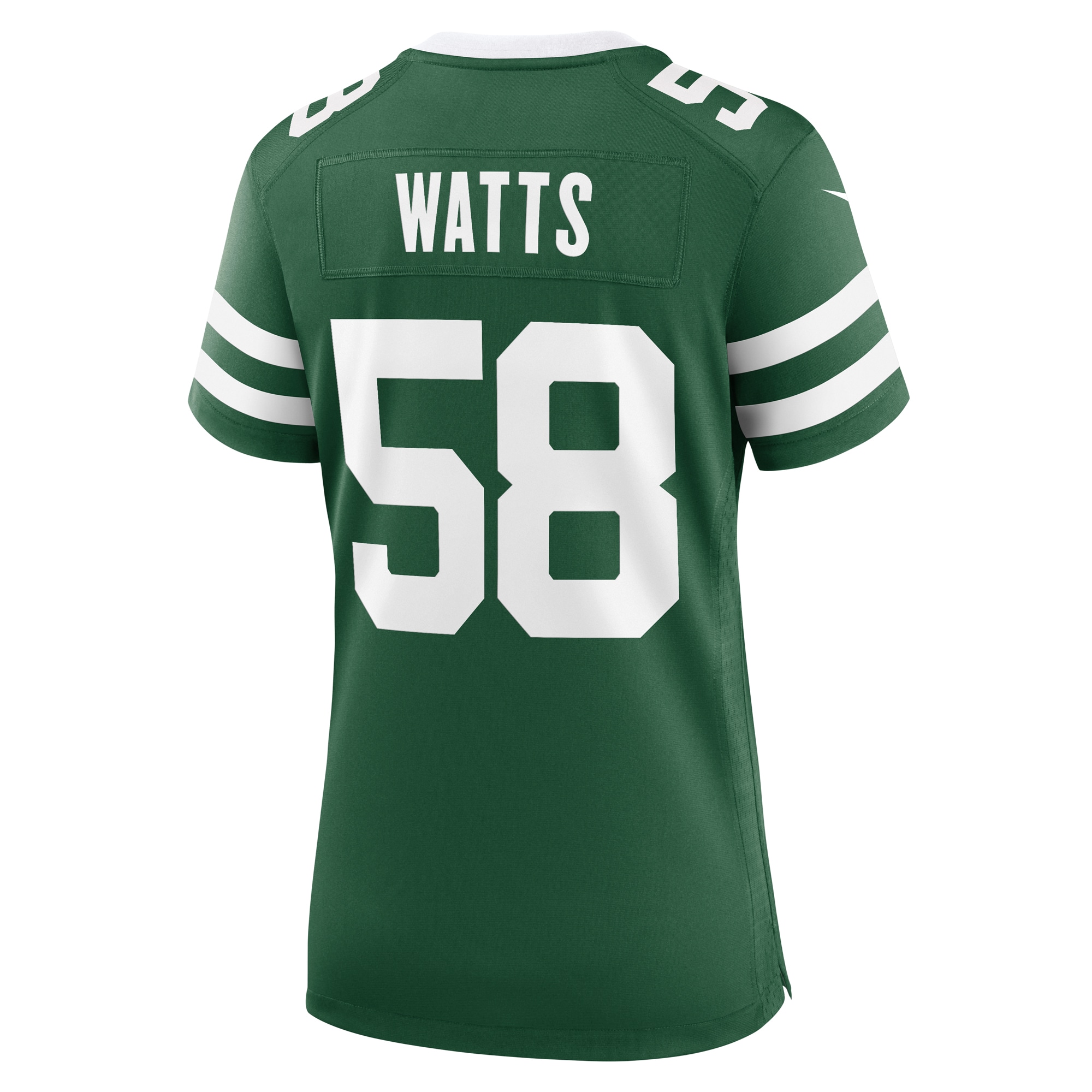 New York Jets Eric Watts Legacy Green Team Game NFL Jersey Women's