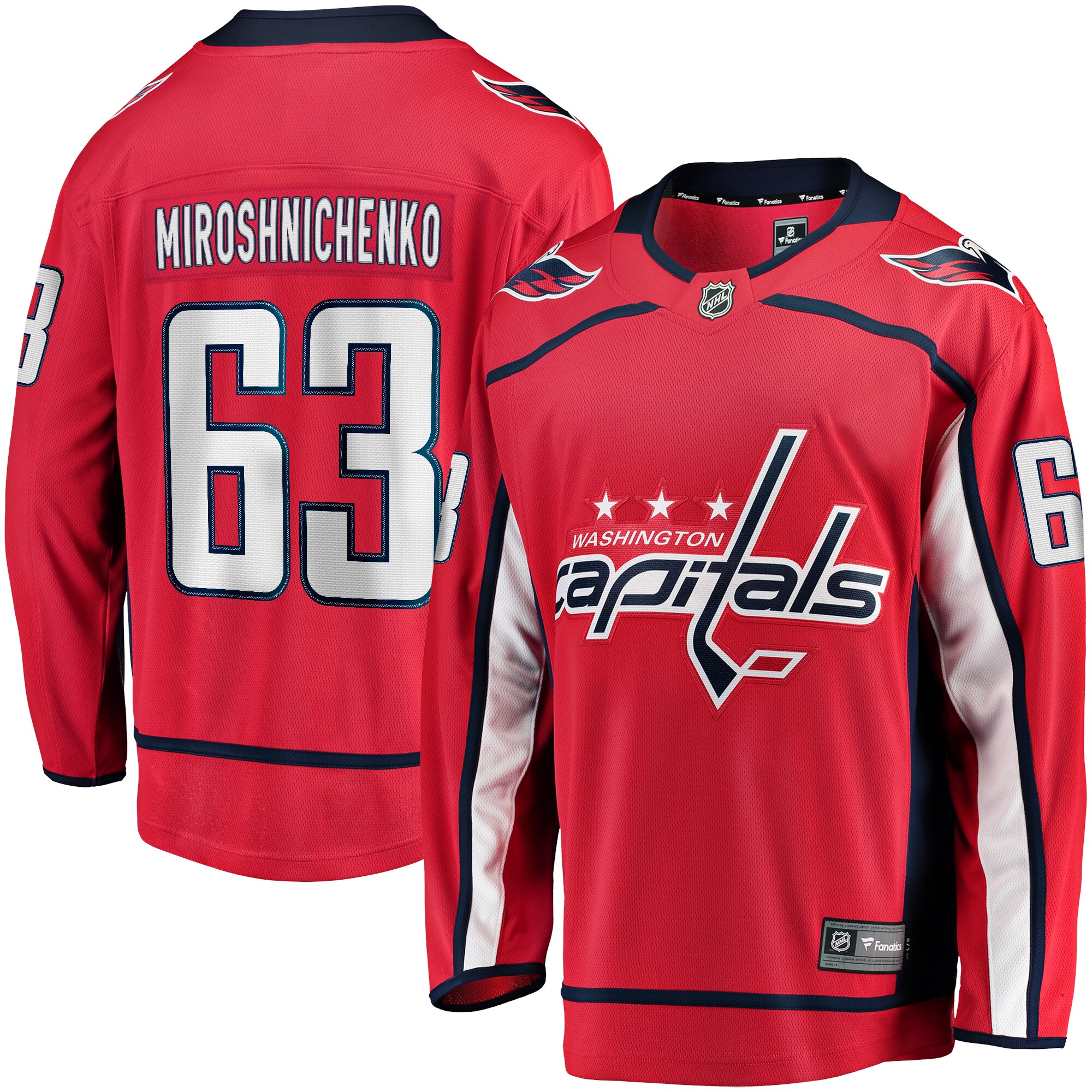 Washington Capitals Ivan Miroshnichenko Red Home Premier Breakaway Player NHL Jersey Men's