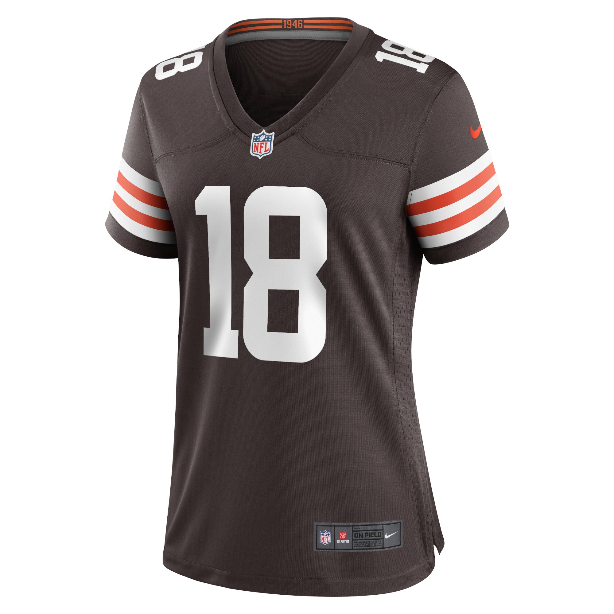 Cleveland Browns David Bell Brown Game NFL Jersey Women's