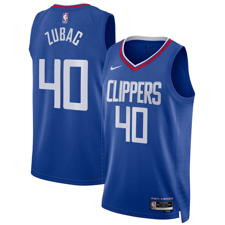 Ivica Zubac 40 Los Angeles Clippers Unisex Swingman Icon Edition Blue NBA Jersey Unisex