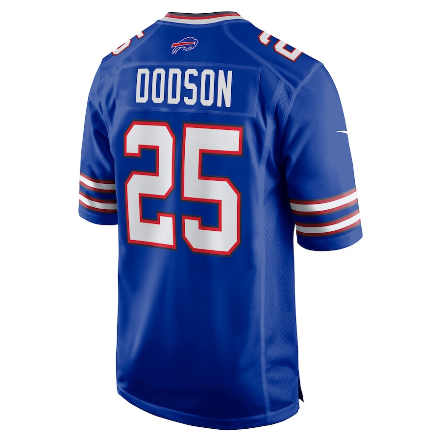Tyrel Dodson 25 Buffalo Bills Game Royal NFL Jersey Men's