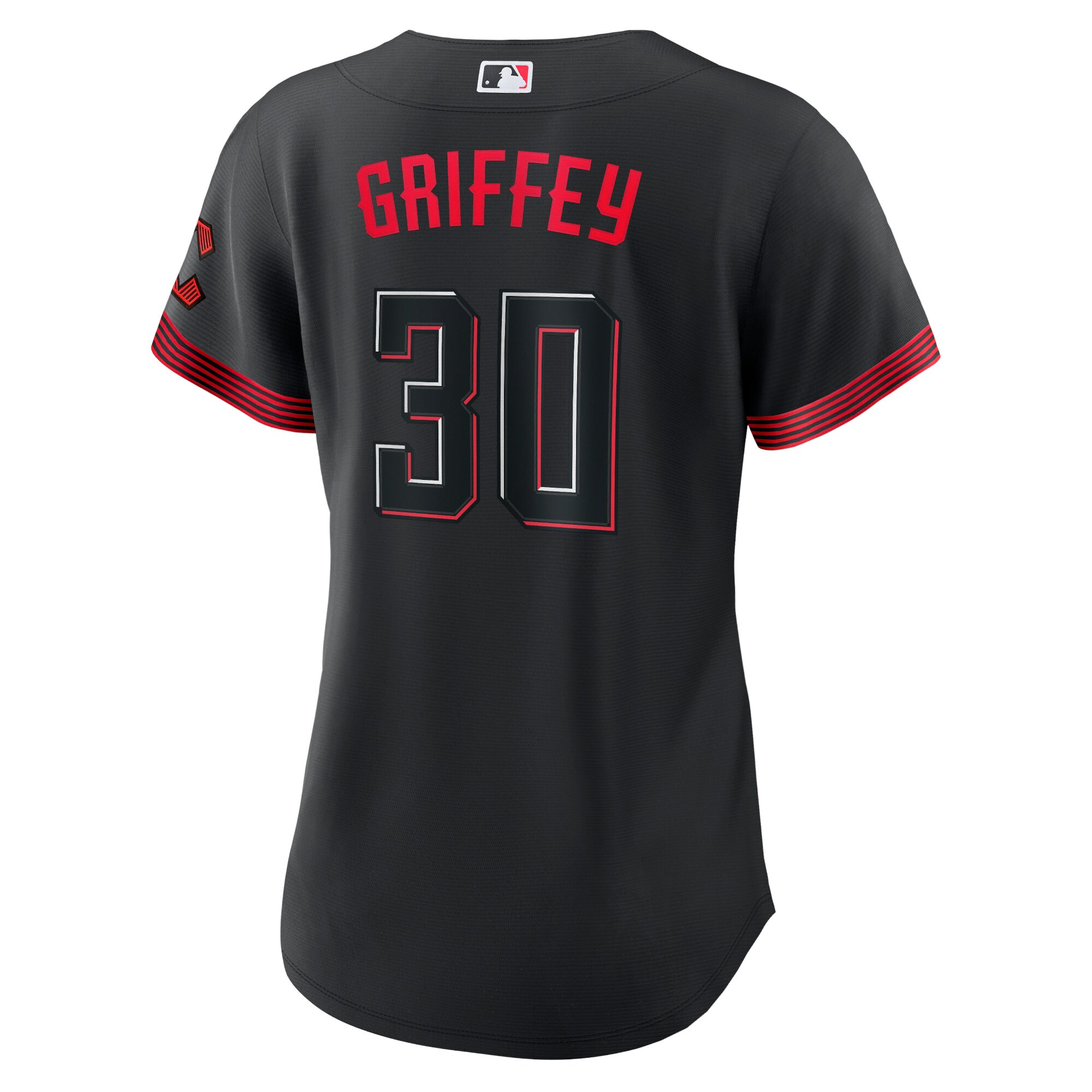 Cincinnati Reds Ken Griffey Jr. Black City Connect Player MLB Jersey Women's