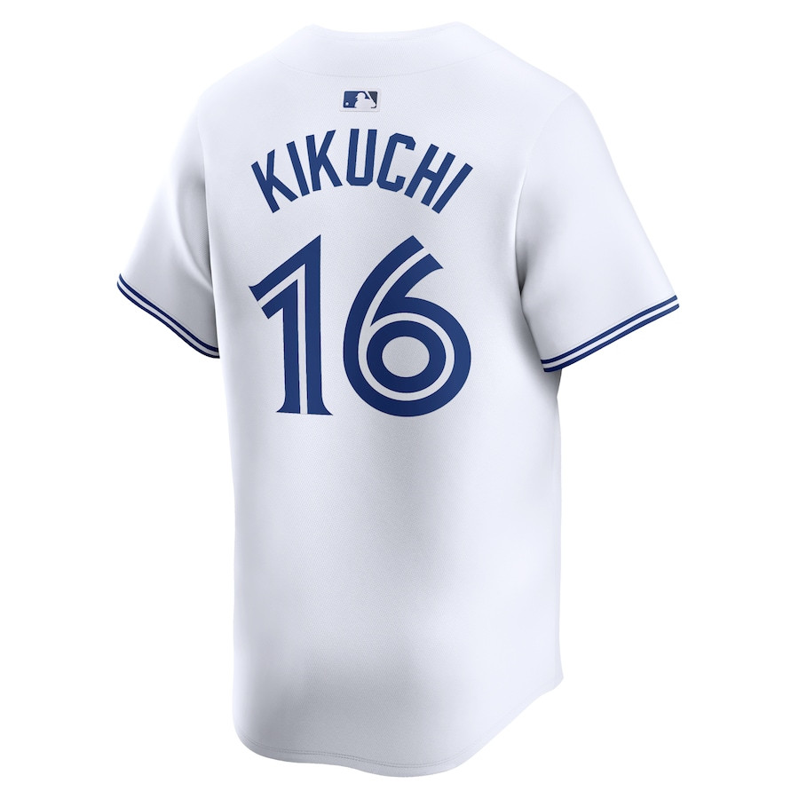 Yusei Kikuchi 16 Toronto Blue Jays Home Limited Player White MLB Jersey Men's
