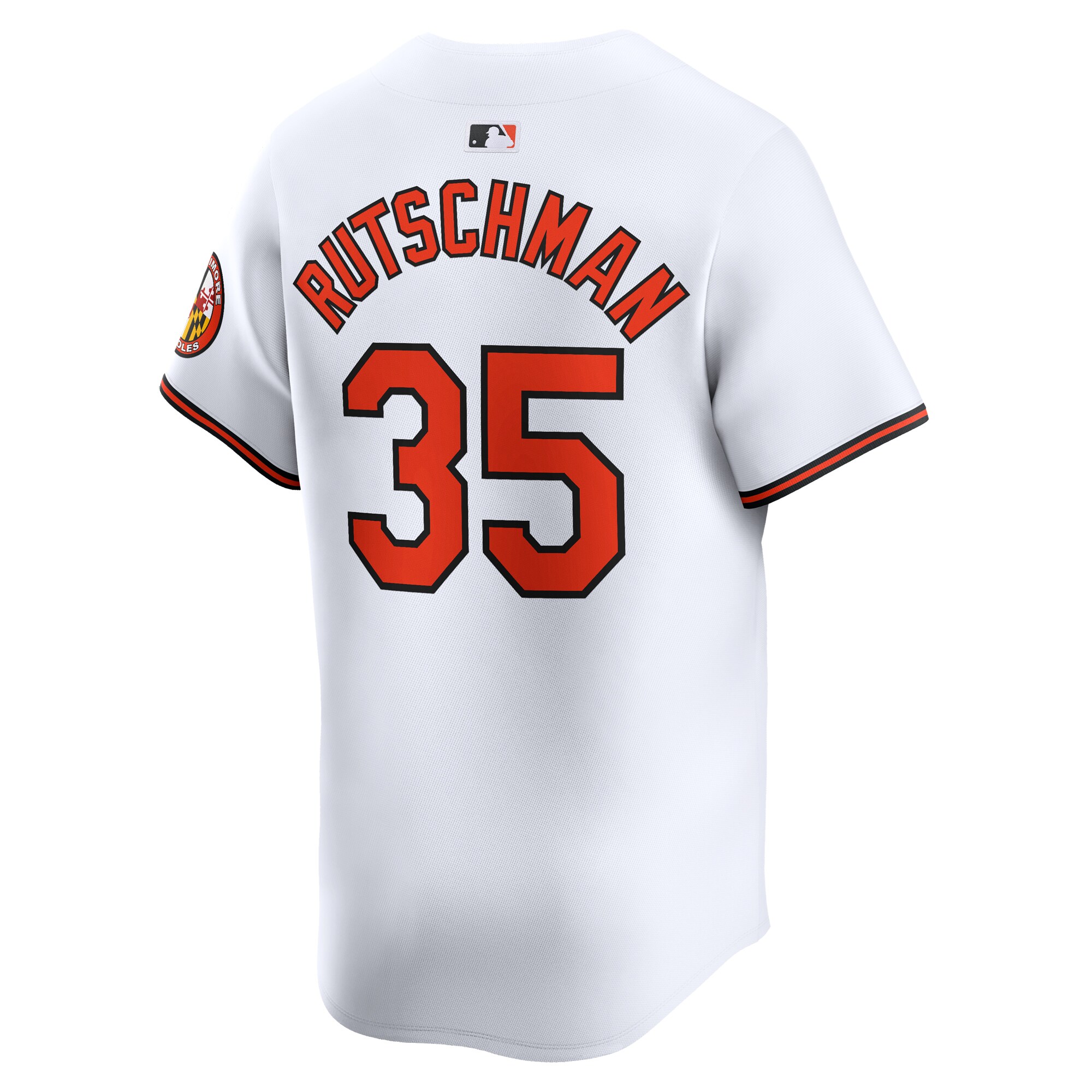 Baltimore Orioles Adley Rutschman White Home Limited Player MLB Jersey Youth