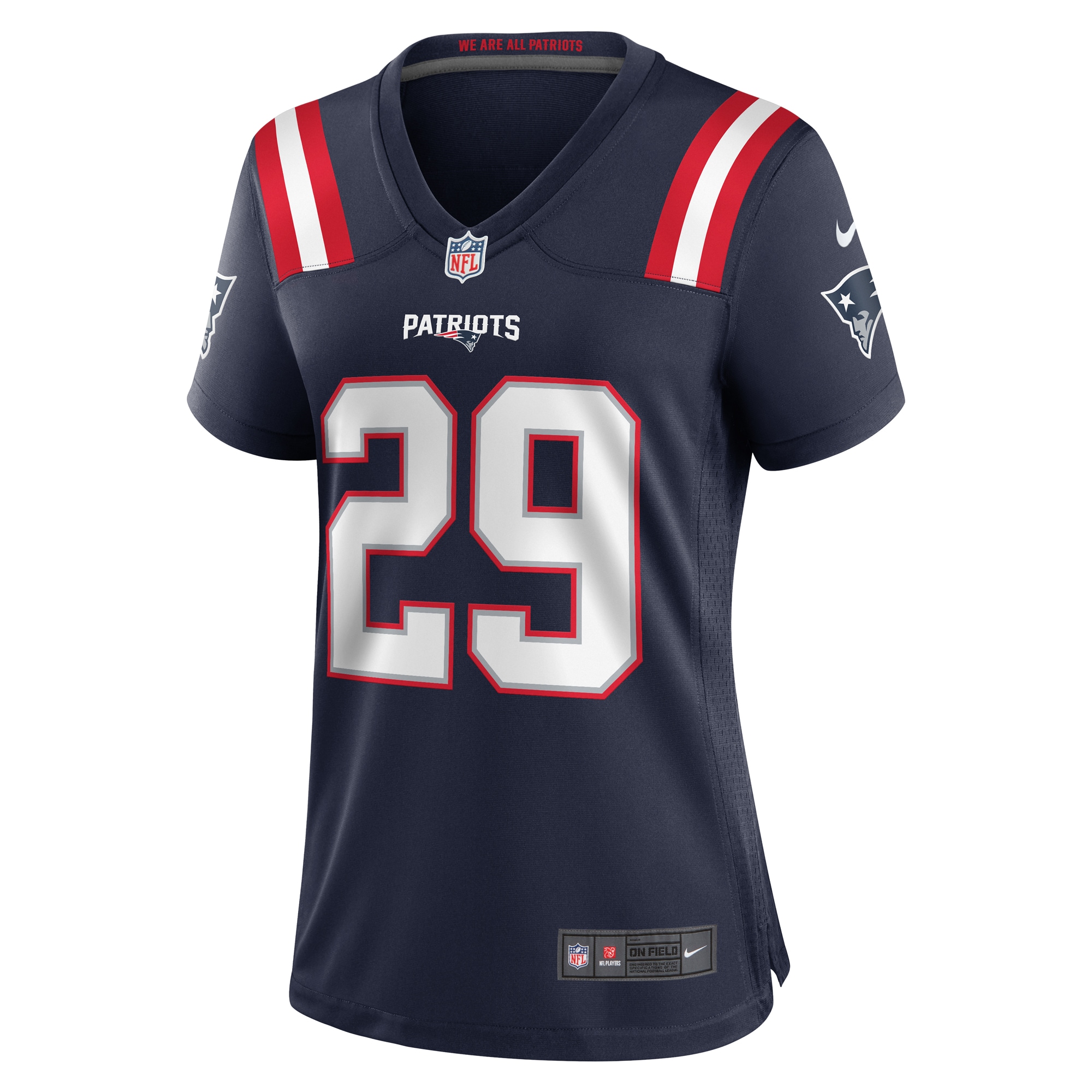 New England Patriots Isaiah Bolden Navy Team Game NFL Jersey Women's