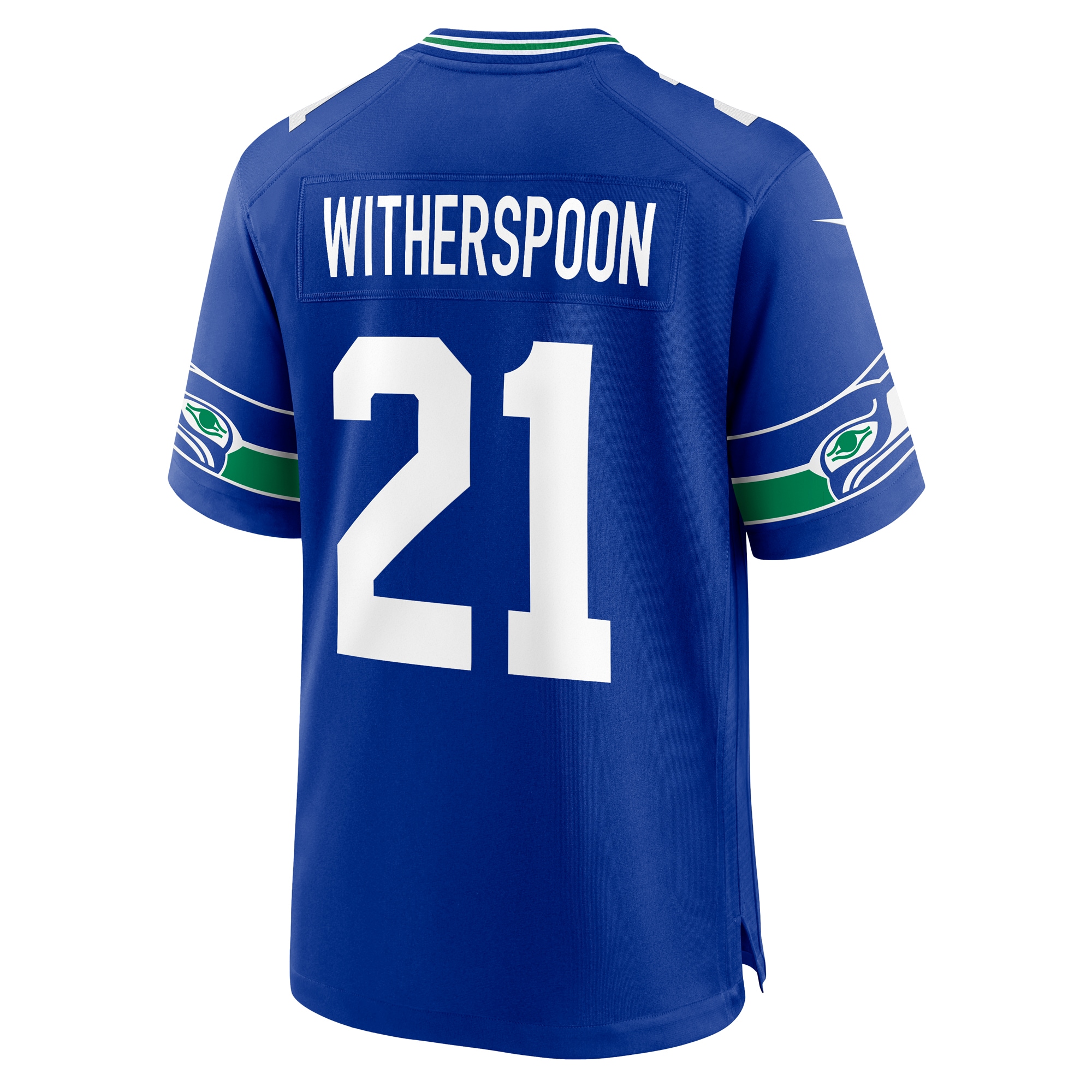Seattle Seahawks Devon Witherspoon Royal Throwback Player Game NFL Jersey Men's