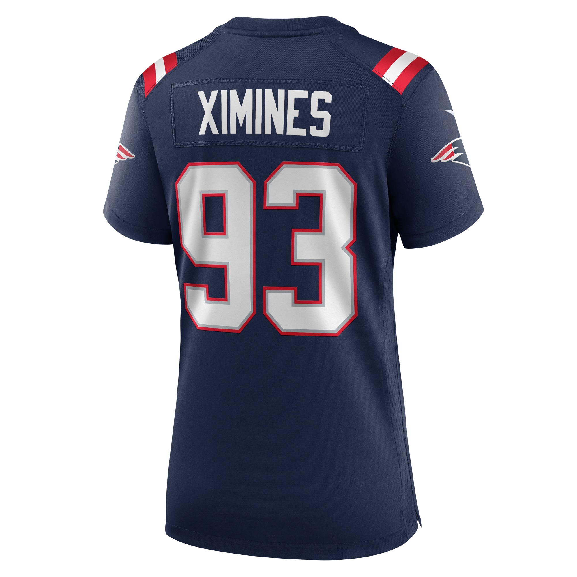 New England Patriots Oshane Ximines Navy Game NFL Jersey Women's