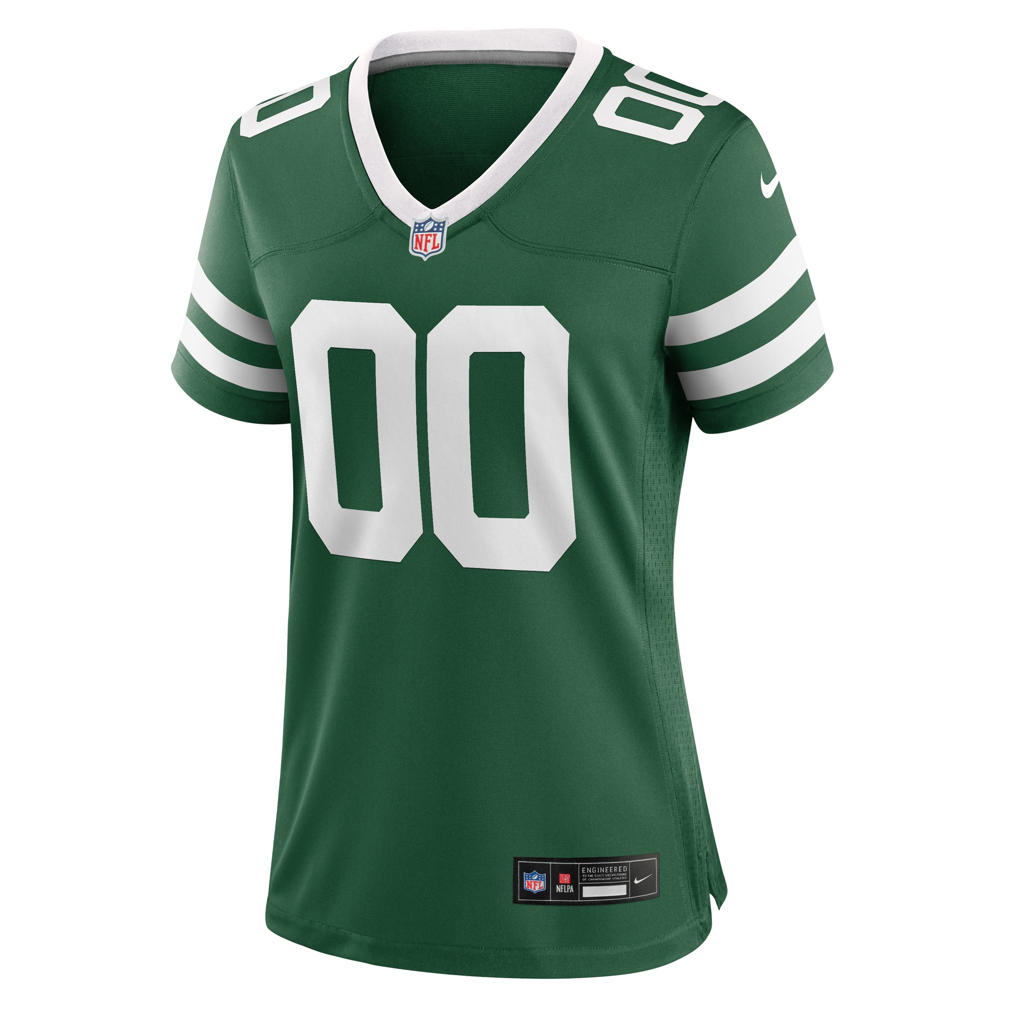 New York Jets Legacy Green Custom Game NFL Jersey Women's