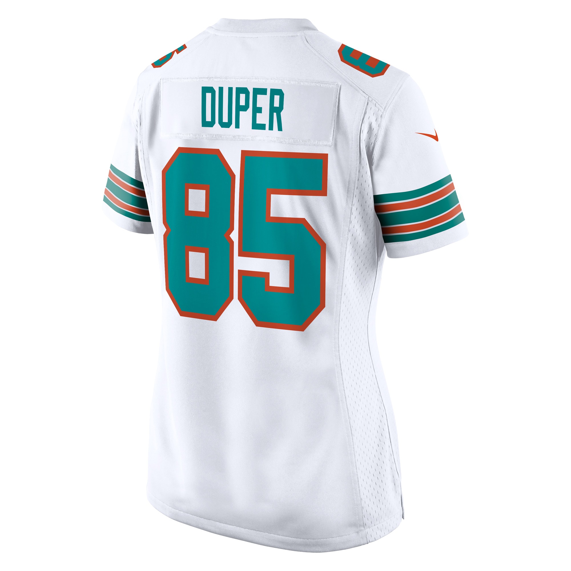 Miami Dolphins Mark Duper White Retired Player NFL Jersey Women's