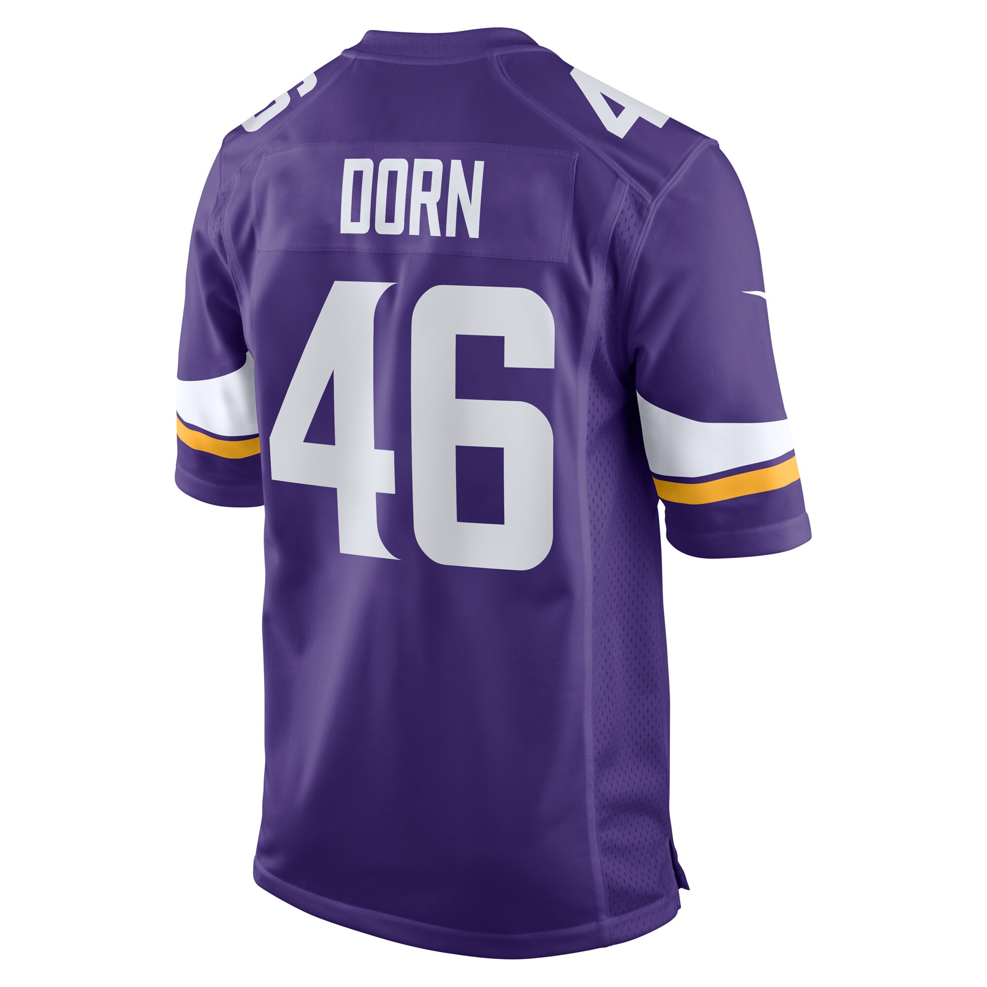 Minnesota Vikings Myles Dorn Purple Game NFL Jersey Men's