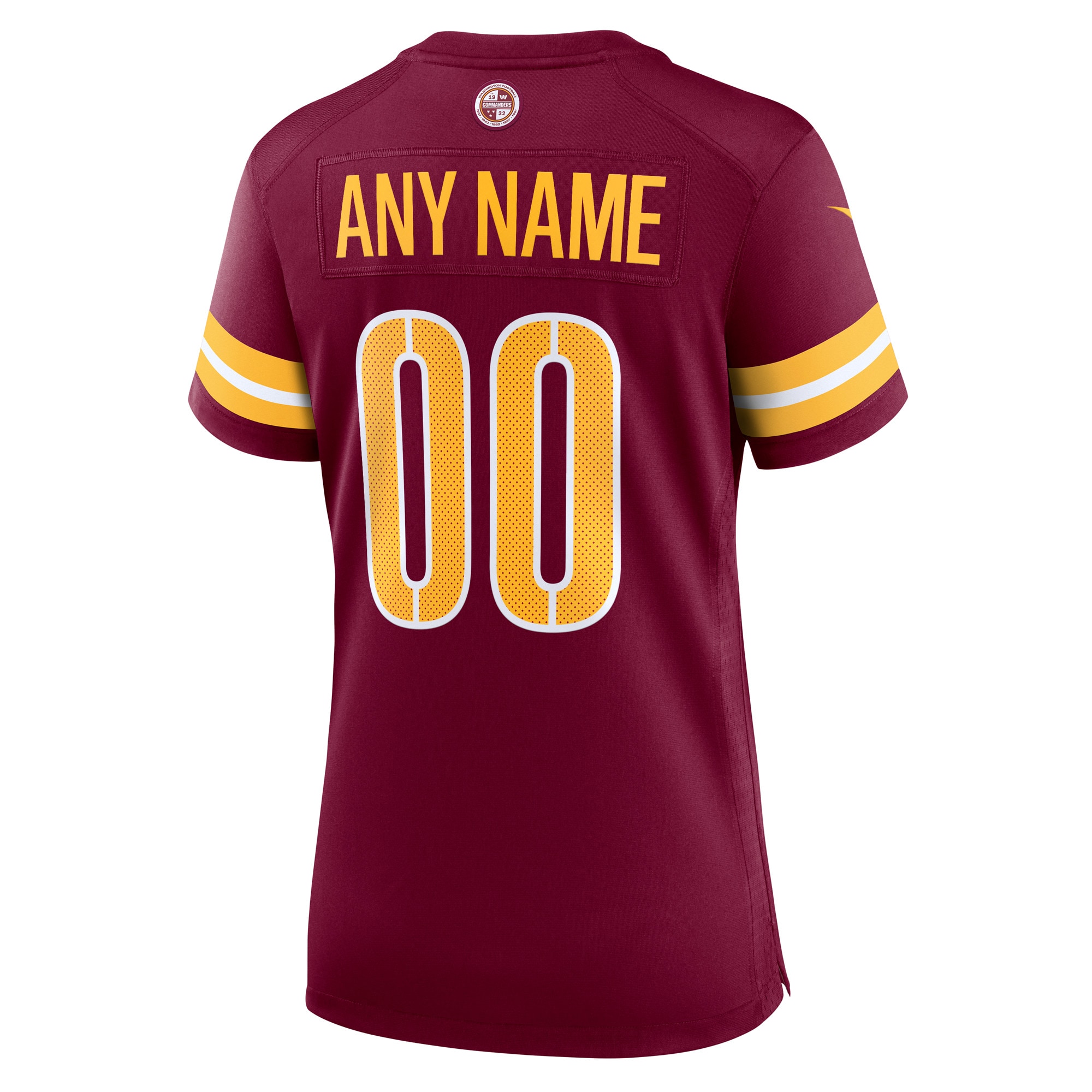 Washington Commanders Burgundy Game Custom Player NFL Jersey Women's