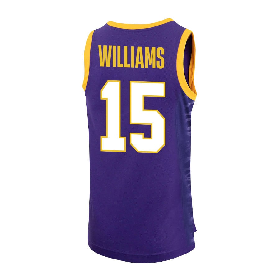 Alisa Williams 15 LSU Tigers 2023 Purple NCAA Jersey Men's