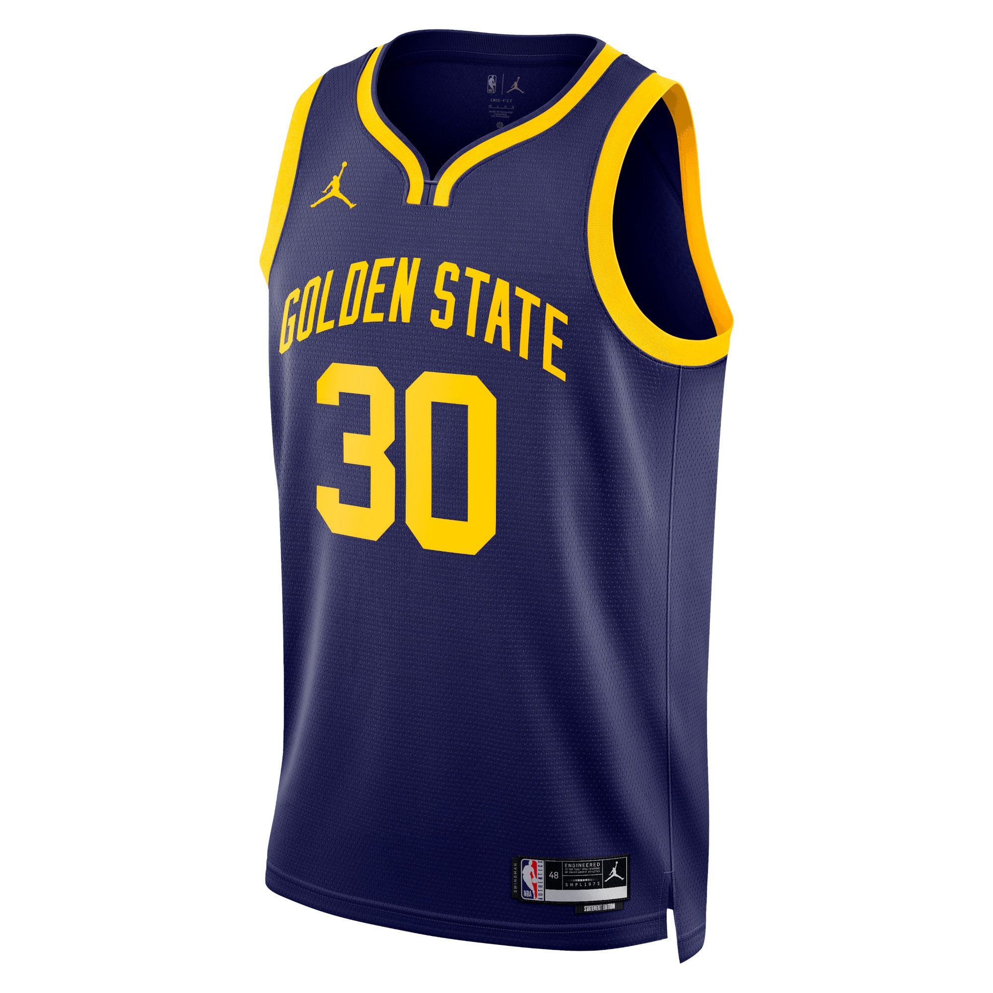 Golden State Warriors Jordan Statement Edition Swingman Blue Stephen Curr Unisex NBA Jersey Unisex