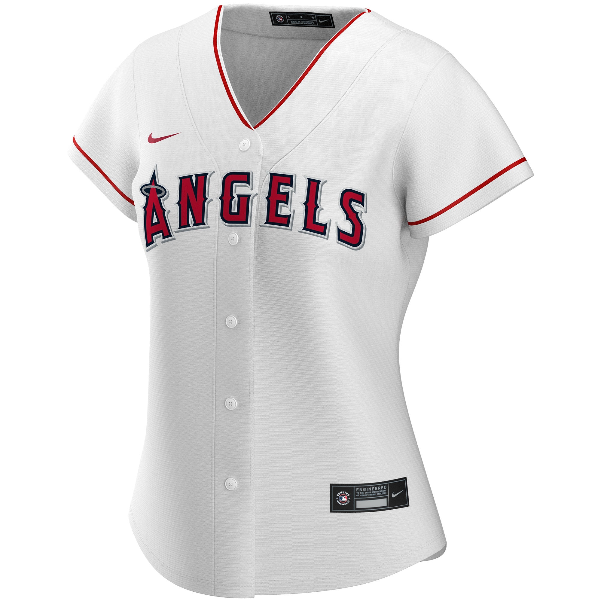Los Angeles Angels White Home Custom MLB Jersey Women's