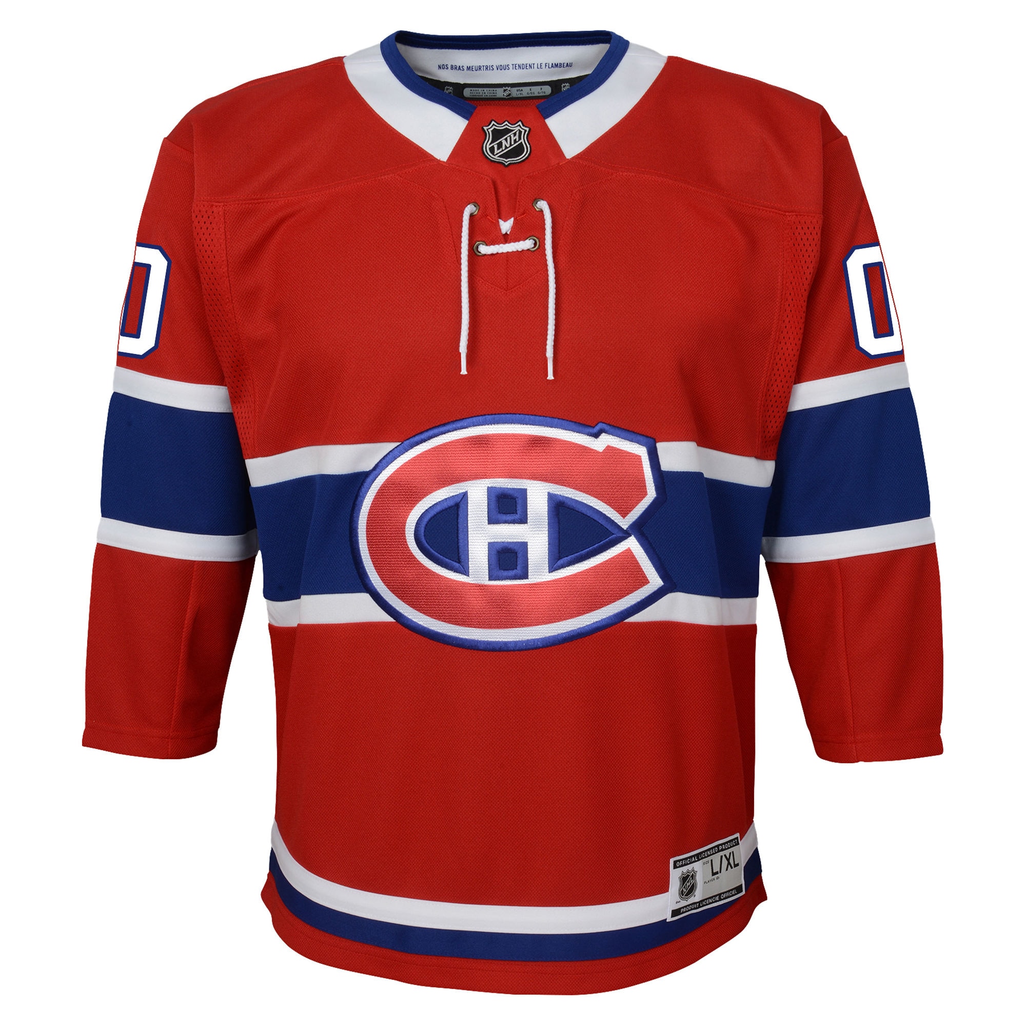 Montreal Canadiens Red Home Premier Custom NHL Jersey Youth