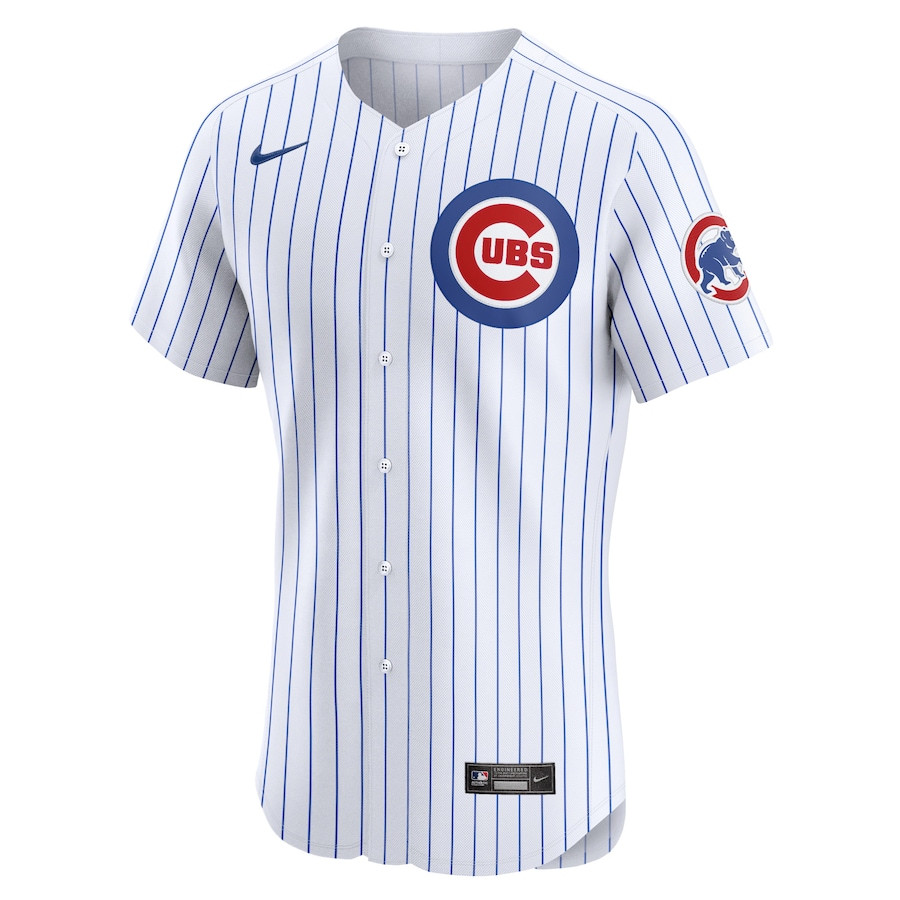Mark Leiter Jr. 38 Chicago Cubs Home Elite Player White MLB Jersey Men's