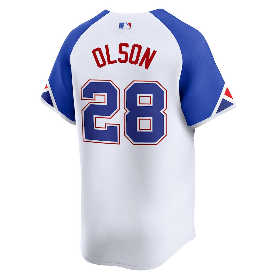 Matt Olson 28 Atlanta Braves City Connect Limited White MLB Jersey Men's